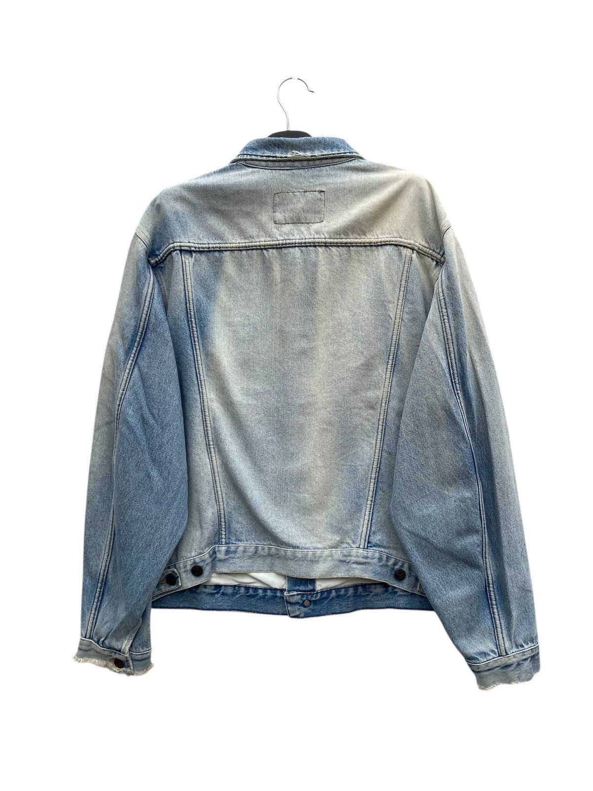 Armani Vintage Armani Jeans Sun Faded Trucker Jacket Size US XL / EU 56 / 4 - 2 Thumbnail