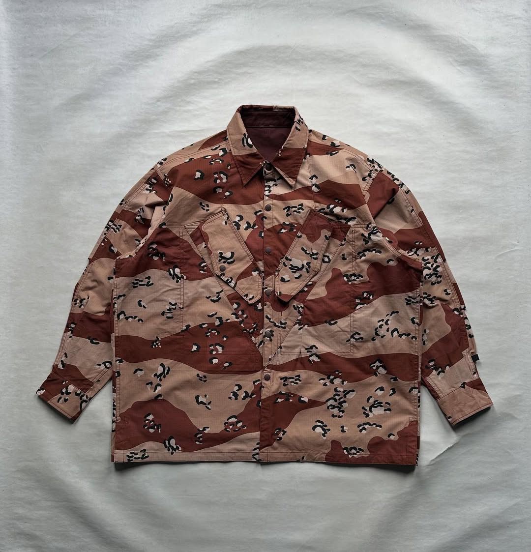 Japanese Brand Daiwa Pier39 Tech Reversible Paramarine Jacket Camo/Brown Size US L / EU 52-54 / 3 - 1 Thumbnail