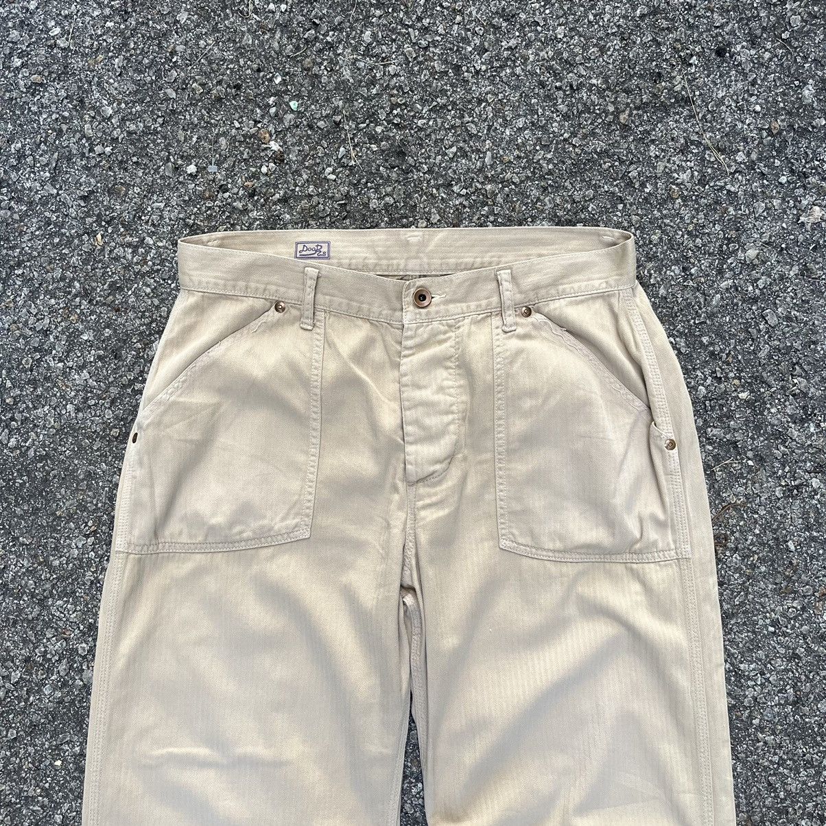 URBAN RESEARCH DOORS HBT Fatigue Urban Research Doors Baker Pants Buckle Back Size US 32 / EU 48 - 3 Thumbnail