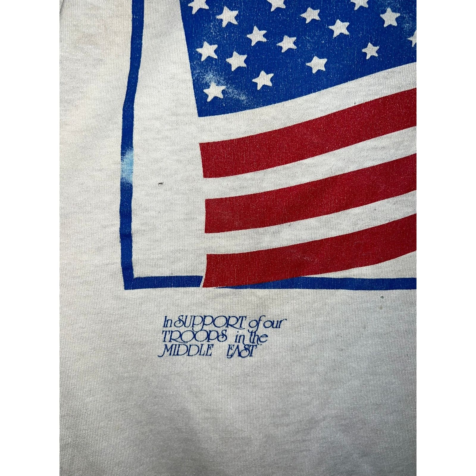 Other Vintage Support Our Troops Shirt America Tee 90s 1990s Large Size US L / EU 52-54 / 3 - 5 Thumbnail