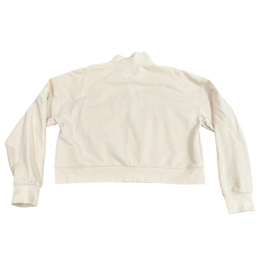 Fabletics Fabletics Quarter Zip Up Sweatshirt in Beige, Size XXL Size XXL / US 16-18 / IT 52-54 - 6 Thumbnail