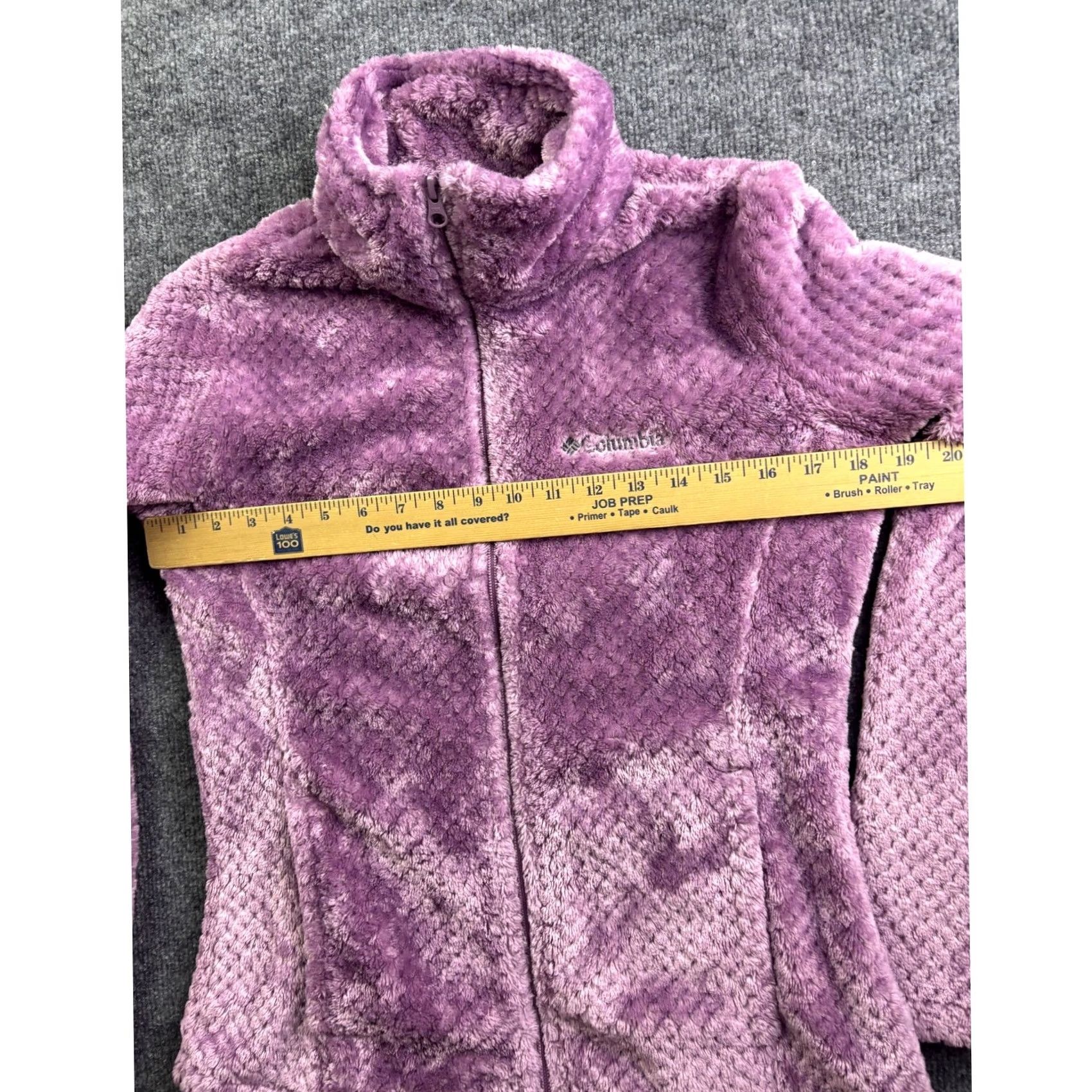 Vintage Columbia Fire Side II Sherpa Fleece Jacket Women Small Purple Full Zip XL0668 Size S / US 4 / IT 40 - 4 Thumbnail