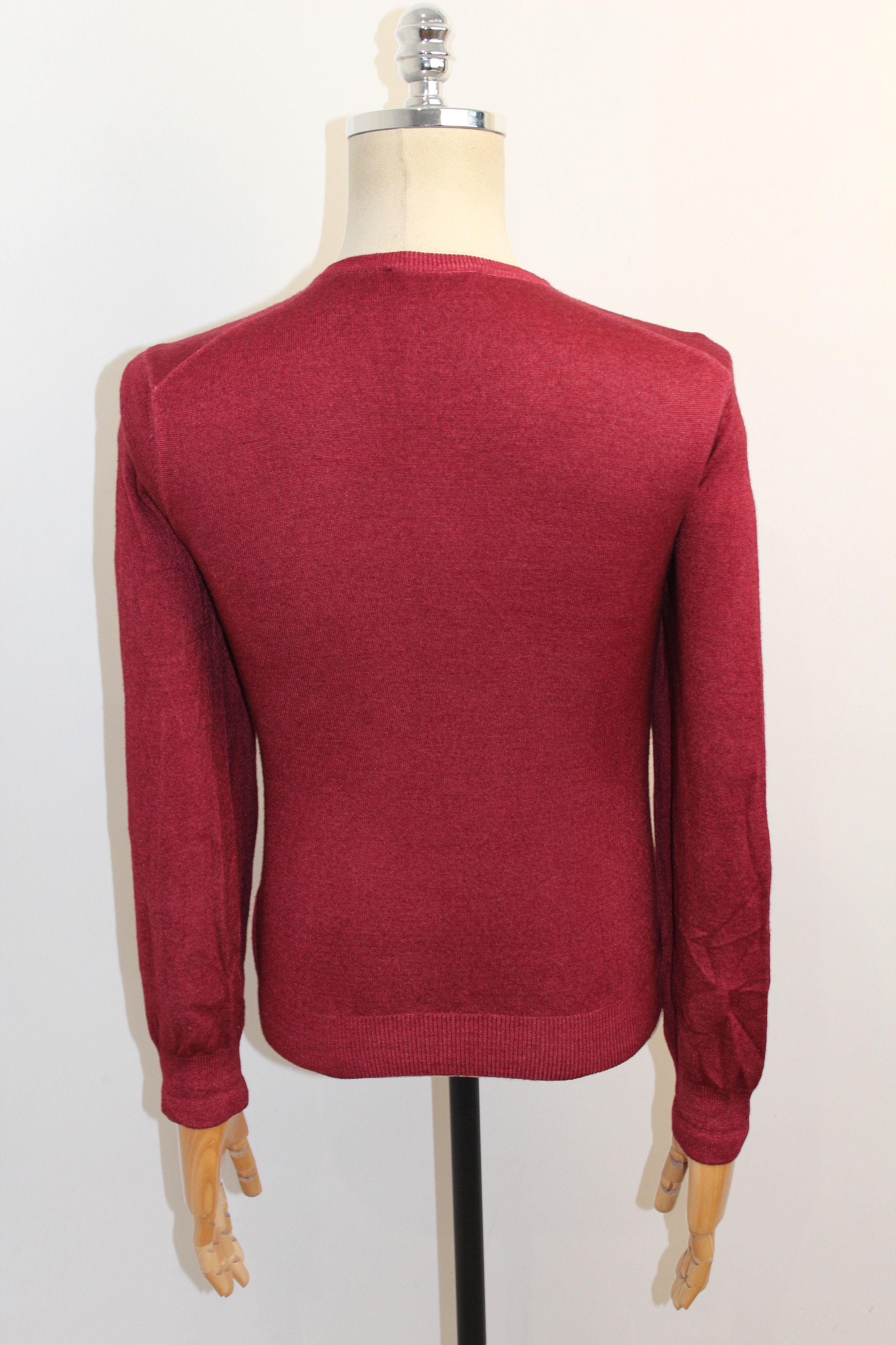 Gran Sasso GRAN SASSO V-Neck Wool Jumper Sweater Size US M / EU 48-50 / 2 - 6 Thumbnail