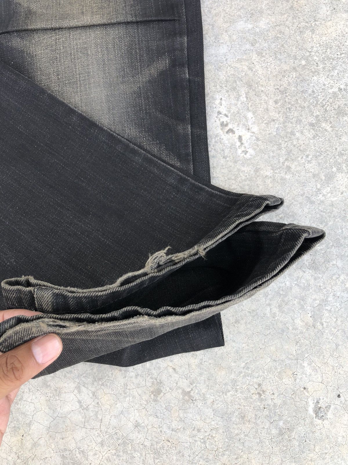 If Six Was Nine Japanese Tesoro Flared Jeans Distressed Jeans Size US 32 / EU 48 - 13 Thumbnail