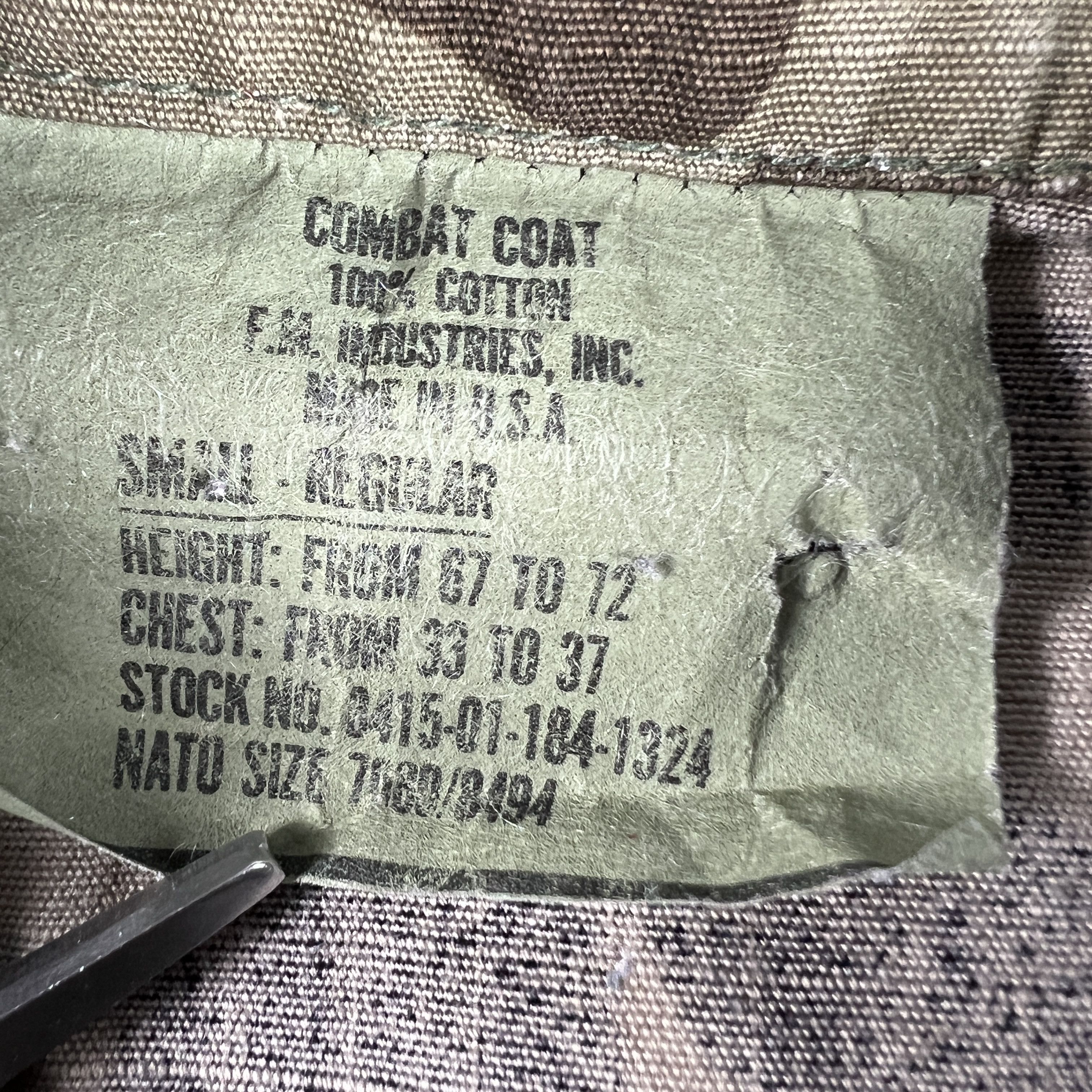 Other USA Army Combat Coat Button Up Shirt Woodland Camo USA Size US S / EU 44-46 / 1 - 6 Thumbnail