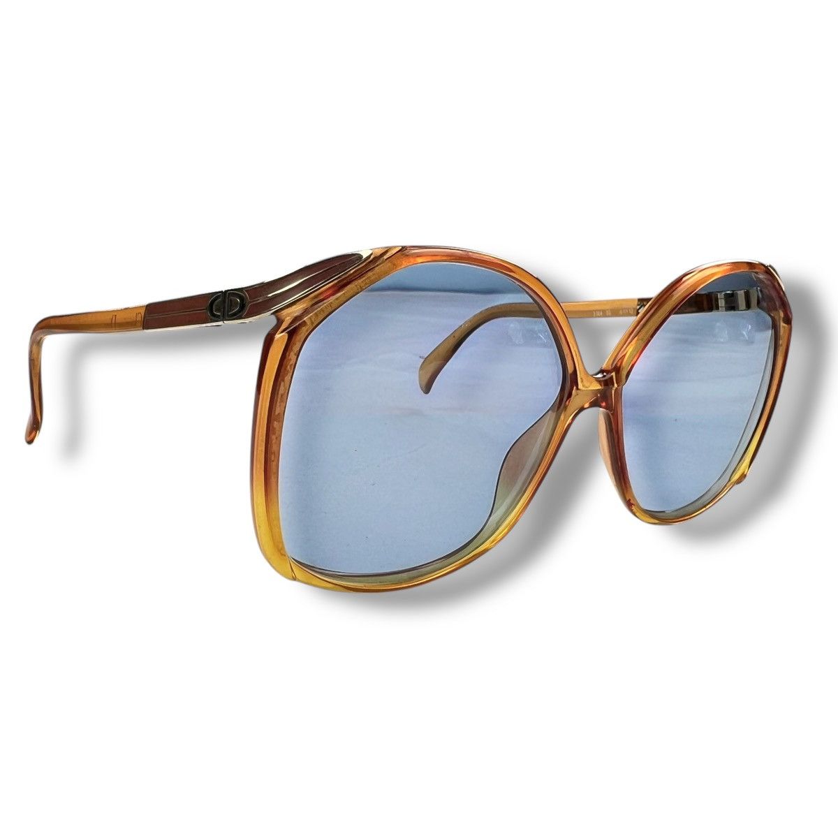 Dior DIOR 2104 SUNGLASSES W/ CUSTOM SKY BLUE LENSES Size ONE SIZE - 1 Thumbnail