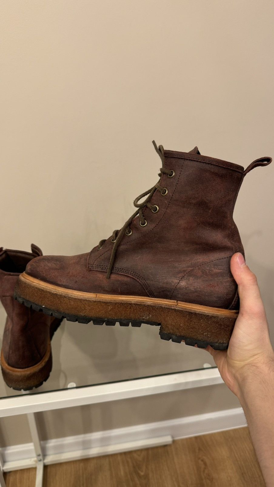 Vibram Punto Pigro Vibram boots leather like new rock avant Garde Size US 9 / IT 39 - 6 Thumbnail