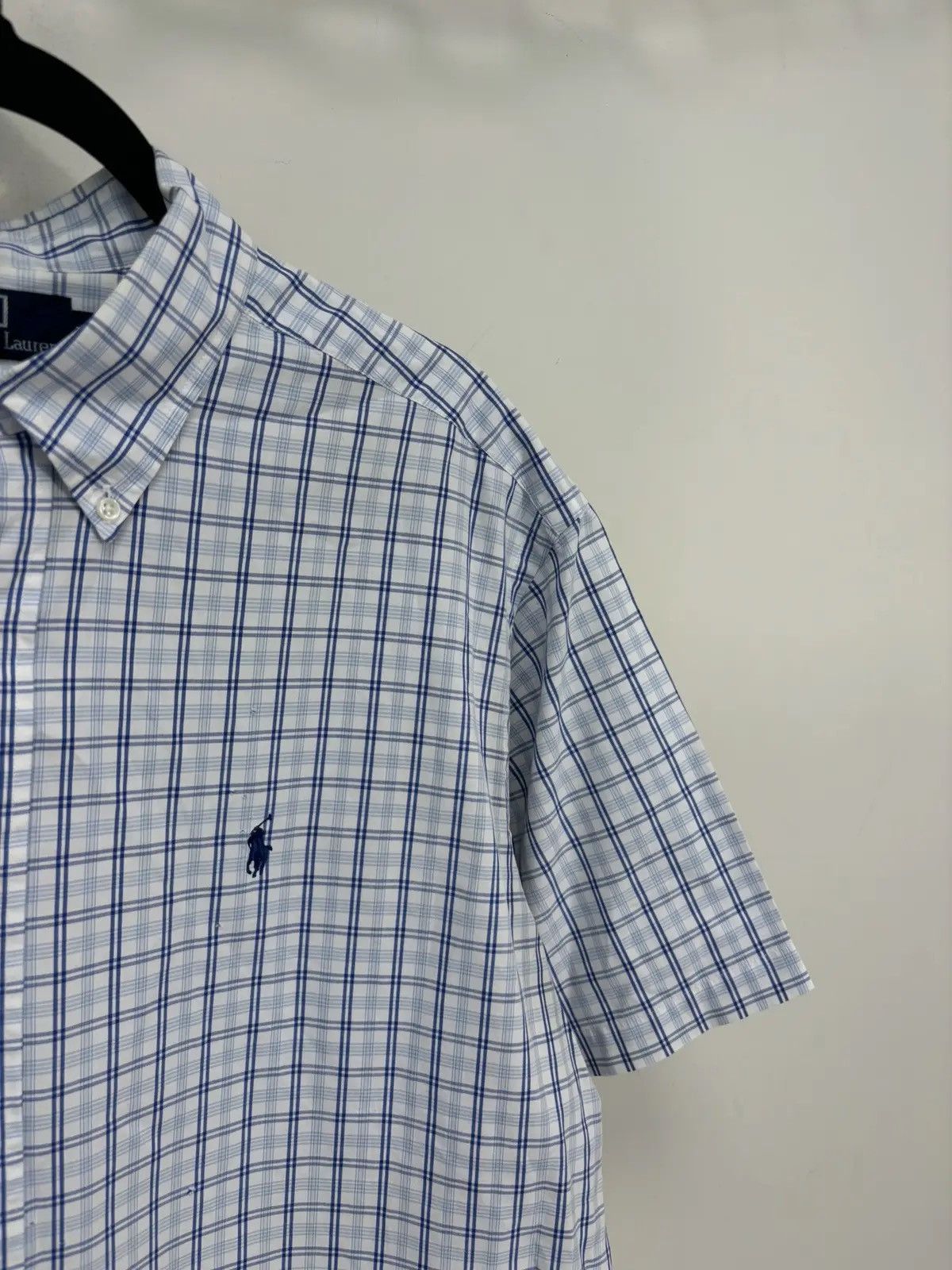 Polo Ralph Lauren × Ralph Lauren × Vintage Vintage Polo Ralph Lauren Y2K Checkered Short Sleeve Shirt Size US XL / EU 56 / 4 - 3 Thumbnail