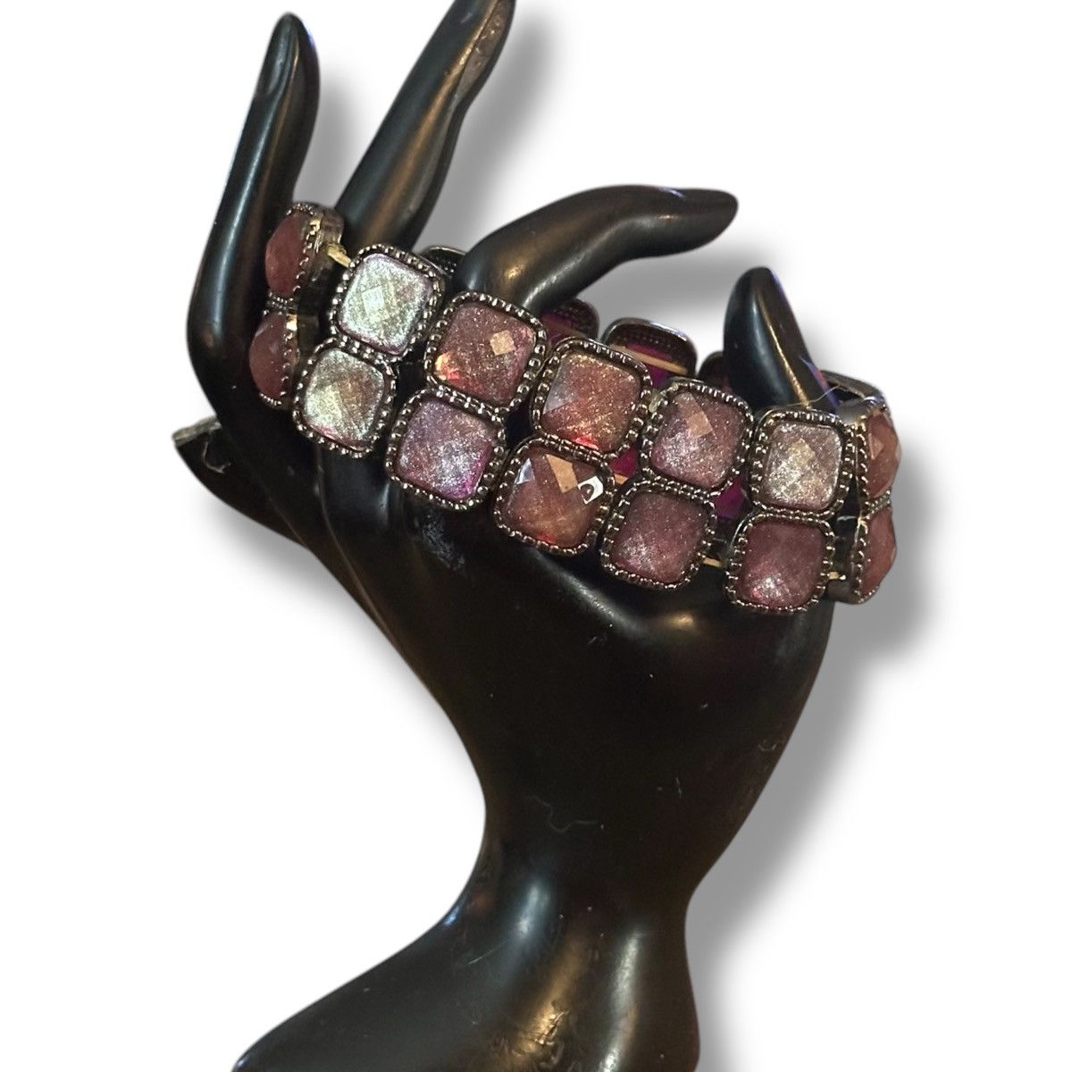 Other Shimmery purple stone stretch bracelet Size ONE SIZE - 3 Thumbnail