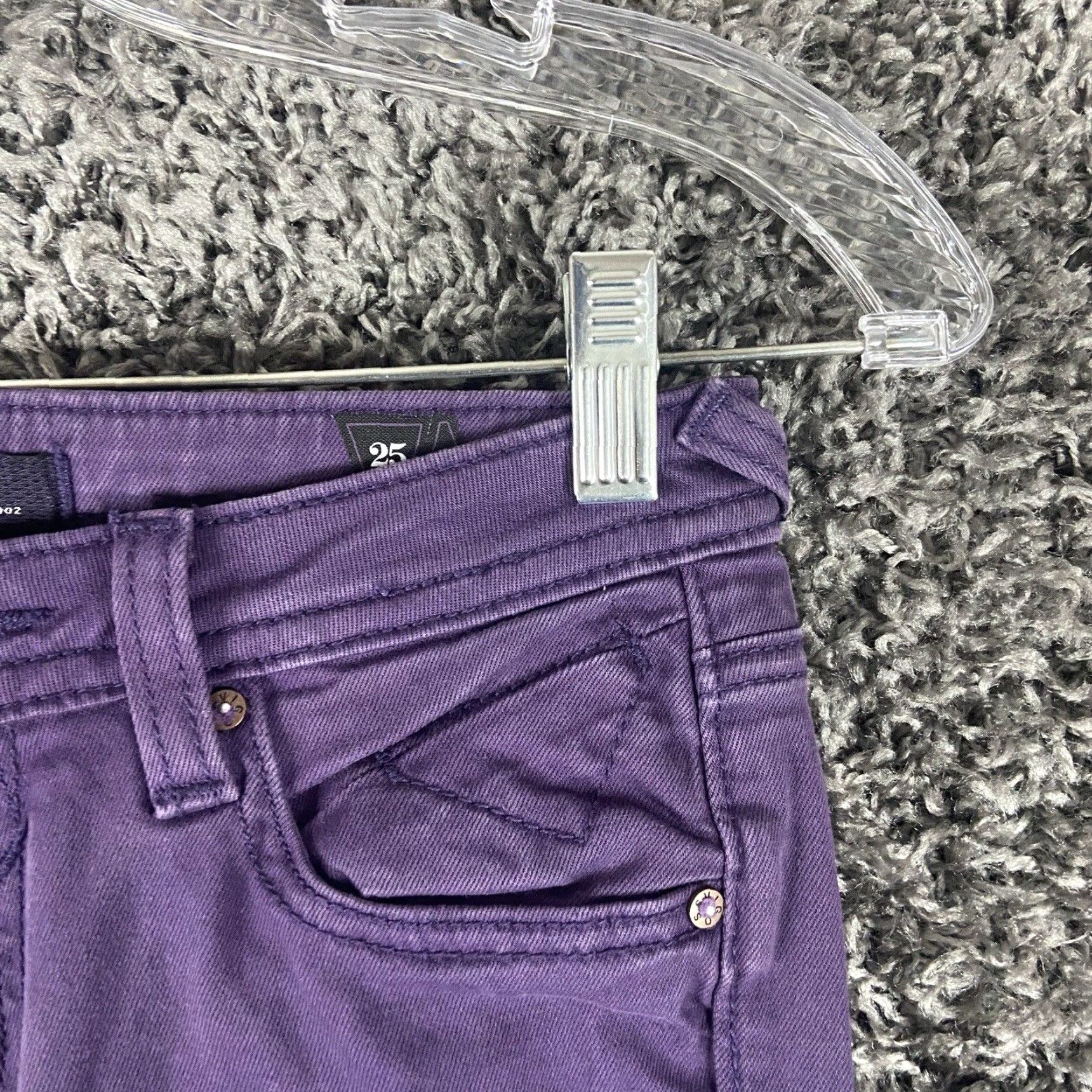 Vintage VINTAGE? No, not vintage. Vigoss Jeans Skinny Purple Jeans Women’s 0 Adult Size 0 Purple Skinny Women's Jeans Size 25" / US 0 / IT 36 - 3 Thumbnail