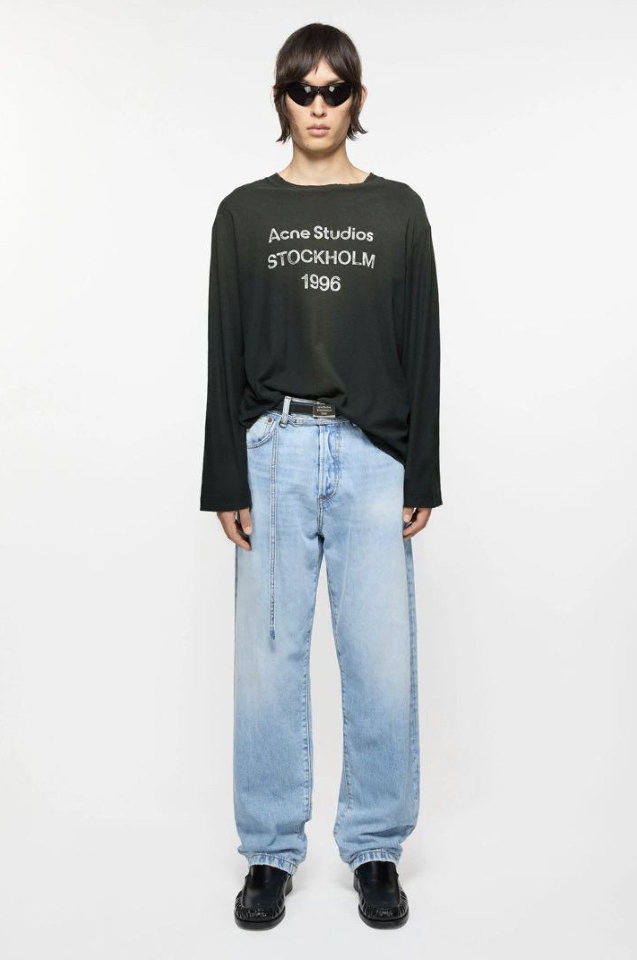 パンツ ACNE STUDIOS 1991 TOJ LIGHT BLUE TRASH Acne Studios（アクネストゥディオズ）の「＜Acne Studios＞1991