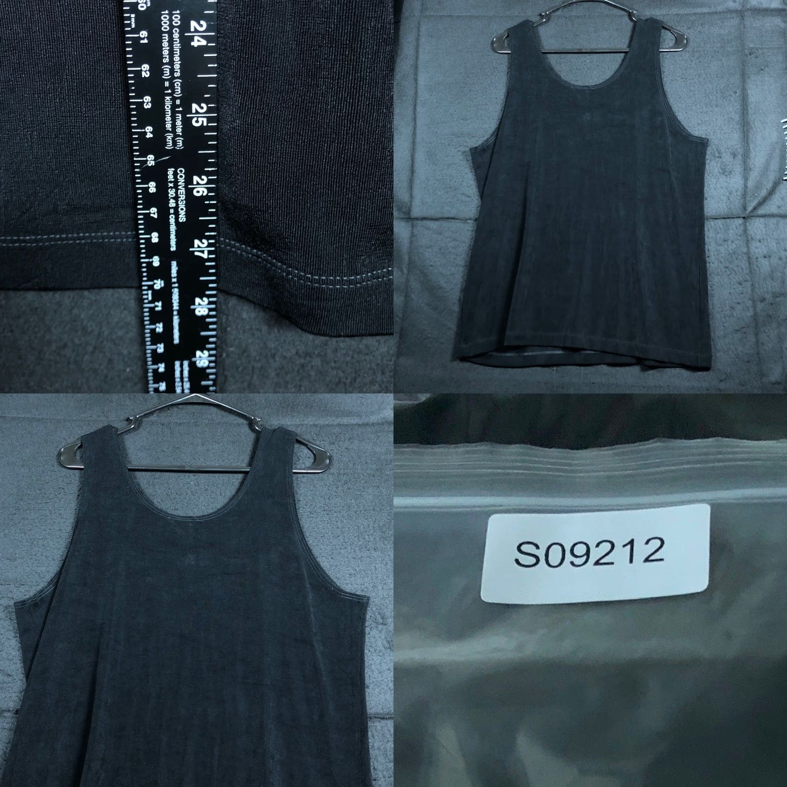 Vintage **Chico's Women's Black Travelers Tank Top XL Stretch Shimmer** User: Chico's Women's Black Travelers Tank Top XL Stretch Shimmer Size XL / US 12-14 / IT 48-50 - 8 Thumbnail