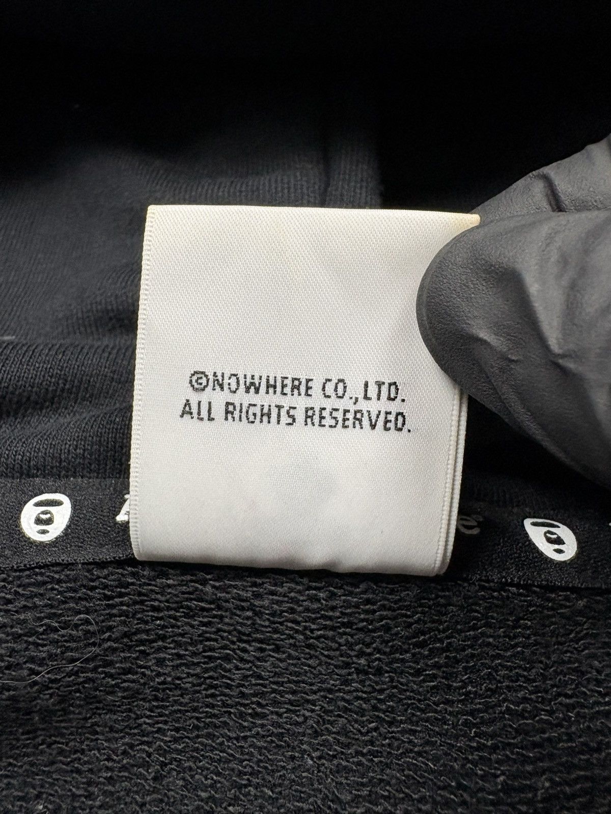 Aape AAPE By A Bathing Ape Black Zip Hoodie Gold Logo Tape Y2K M Size US M / EU 48-50 / 2 - 14 Thumbnail