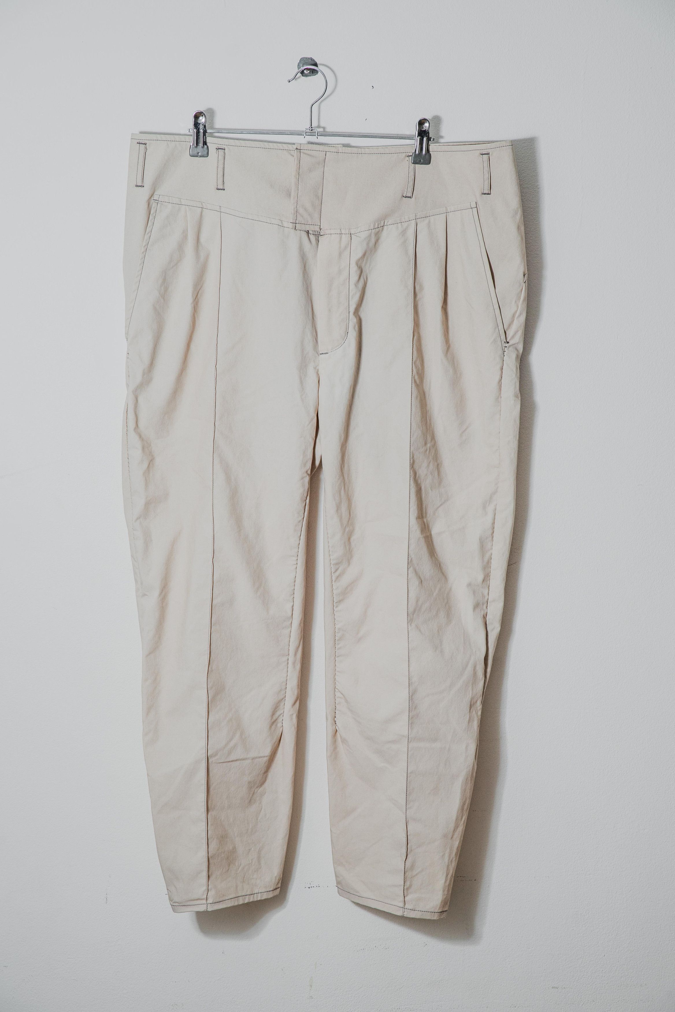 Incarnation Incarnation Beige Cropped Pants Size US 34 / EU 50 - 1 Thumbnail