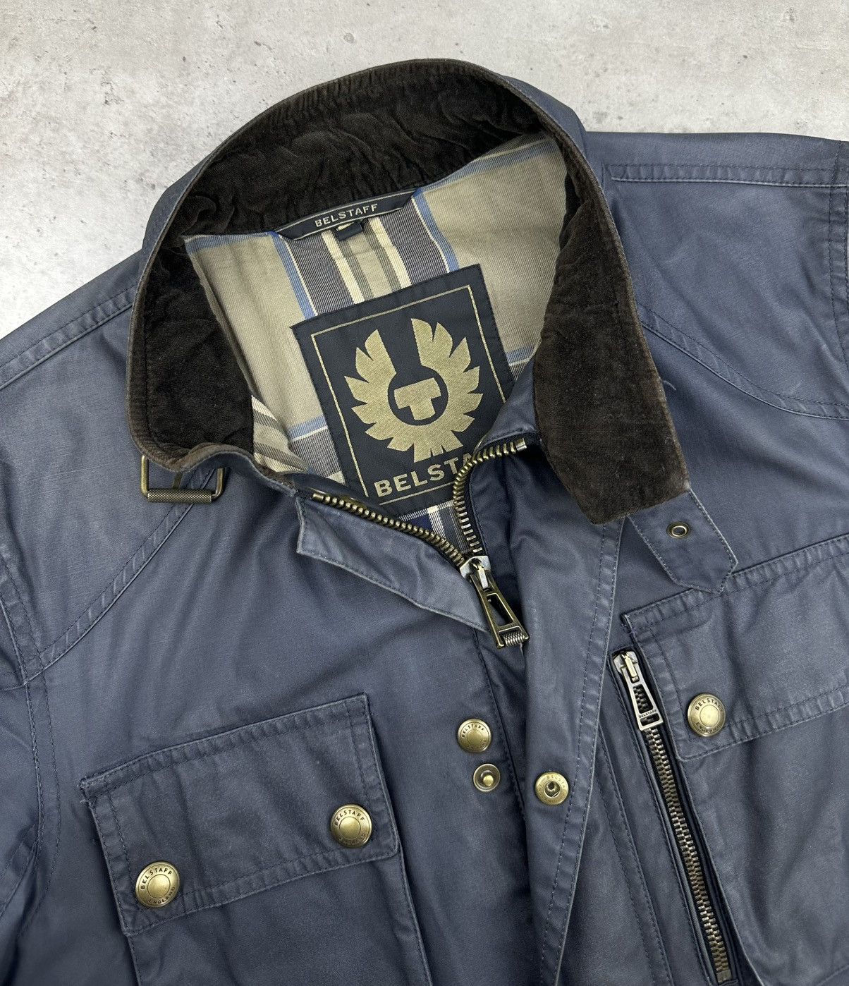 Belstaff BELSTAFF Fieldmaster Men's IT 48 Cotton Biker Field Jacket Size US M / EU 48-50 / 2 - 6 Thumbnail