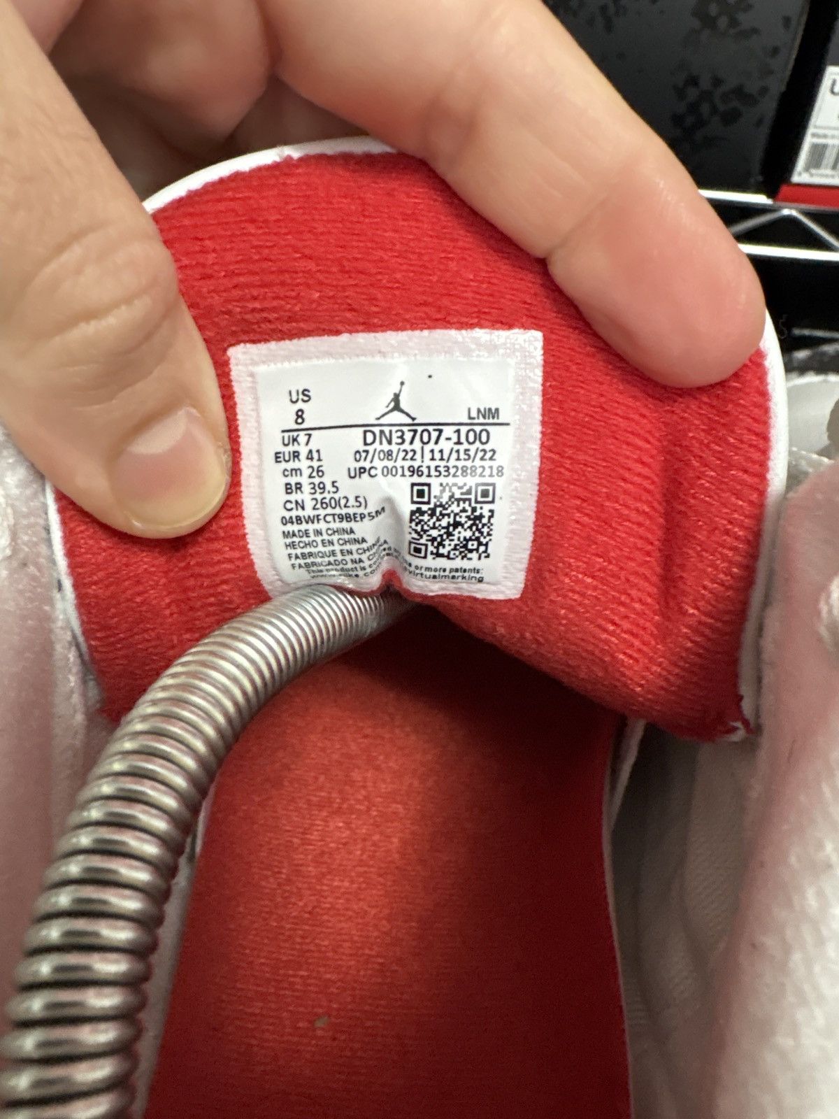 Jordan Brand Air Jordan White Cement 3 (Reimagined) Size US 8 / EU 41 - 8 Thumbnail
