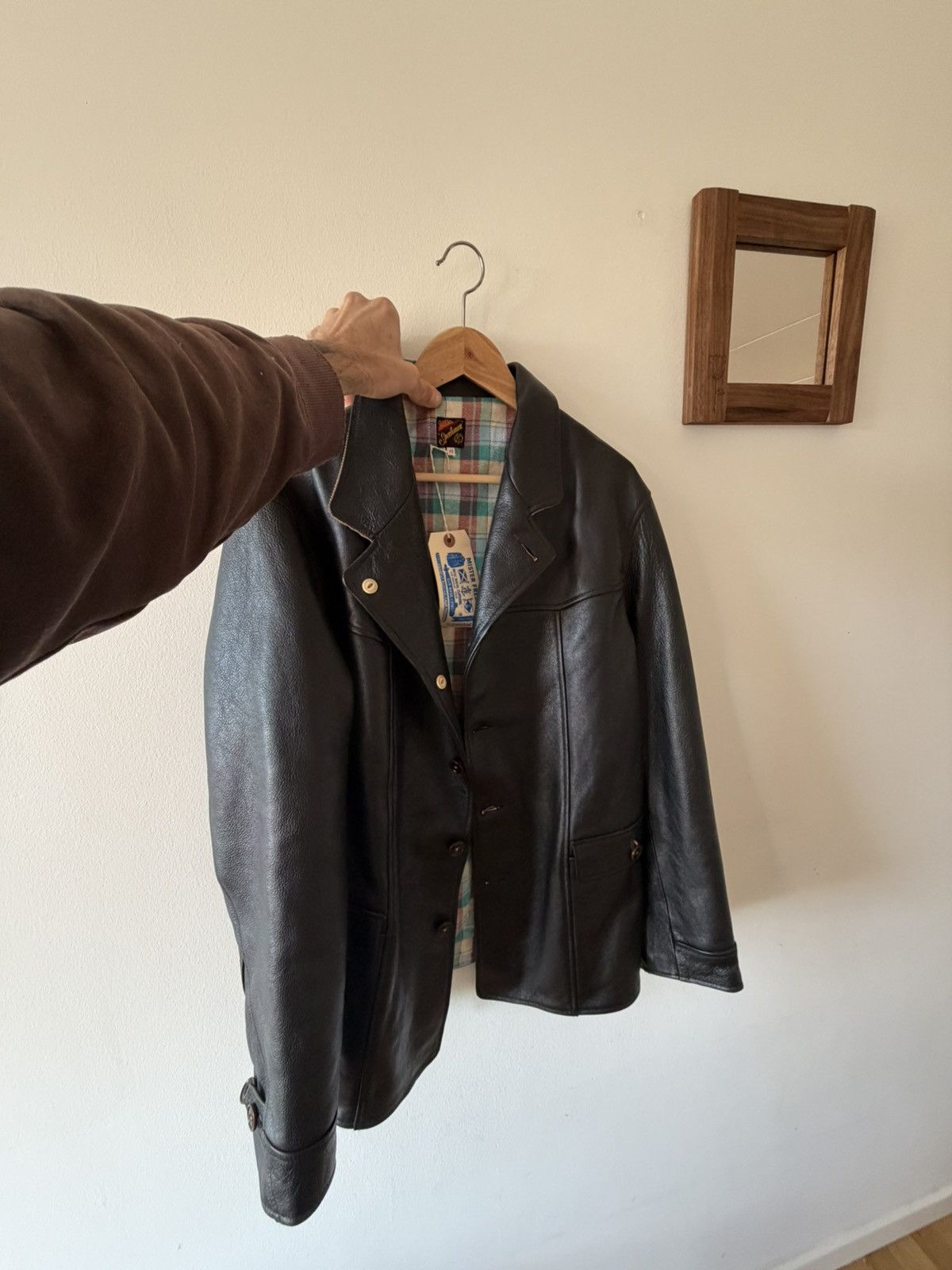 Mister Freedom Torpedo Jacket - Black Leather NWT Size US L / EU 52-54 / 3 - 1 Thumbnail
