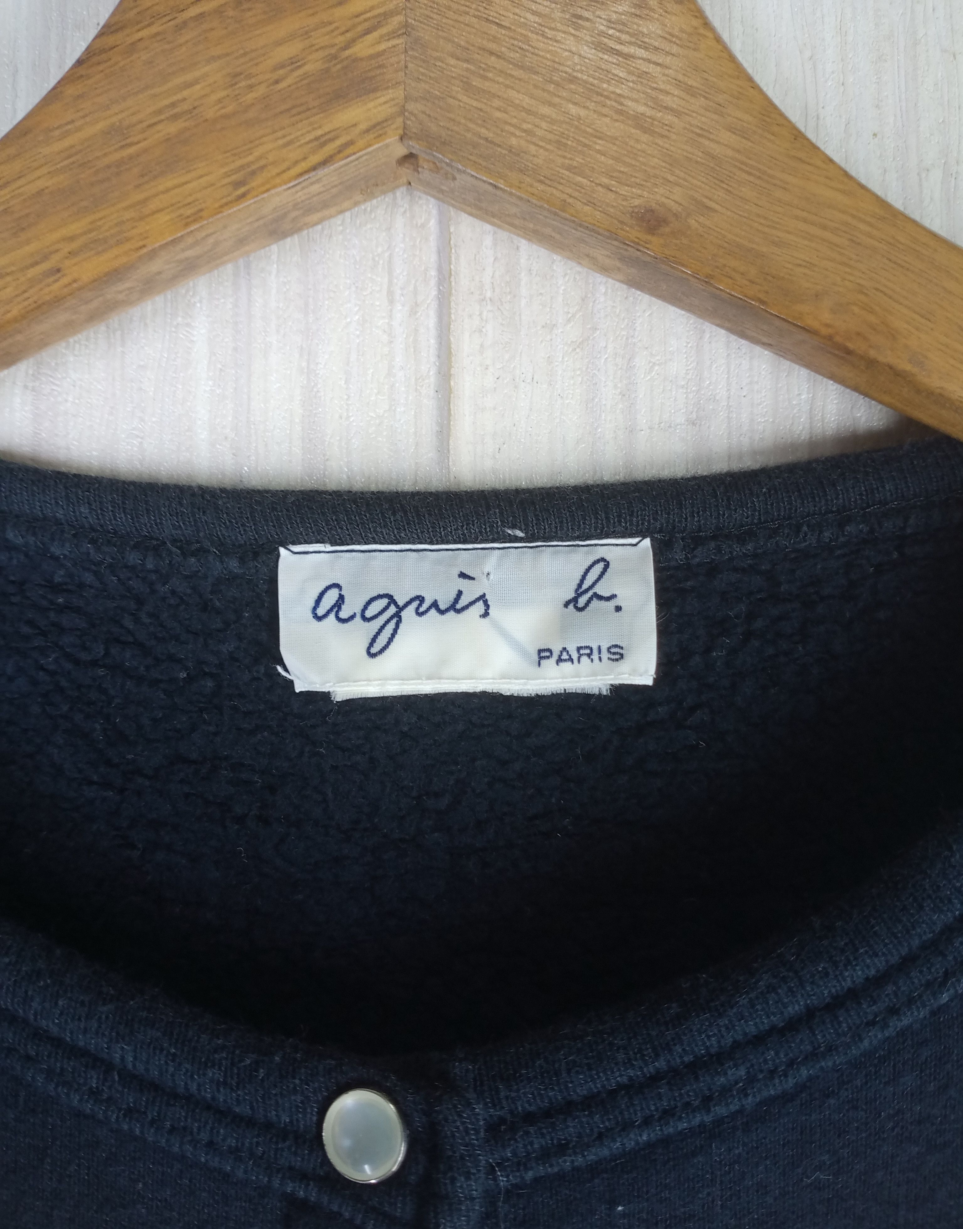 agnes b. Rare Vintage Agnes B. Paris Cardigan Snap Button Size M / US 6-8 / IT 42-44 - 4 Thumbnail