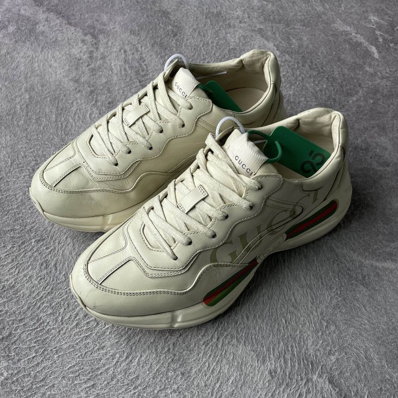 Gucci Gucci Rhyton Logo Low-Top Dad Sneakers - Size US 8.5 / EU 41-42 - 1 Thumbnail