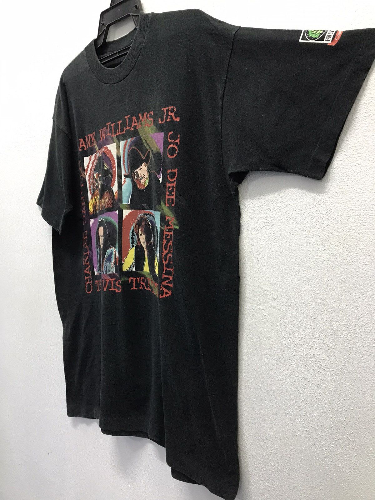 Band Tees × Fruit Of The Loom × Vintage Vintage Country Comfort Tour T-Shirt 90s Hank Williams Tritt Size US L / EU 52-54 / 3 - 4 Thumbnail