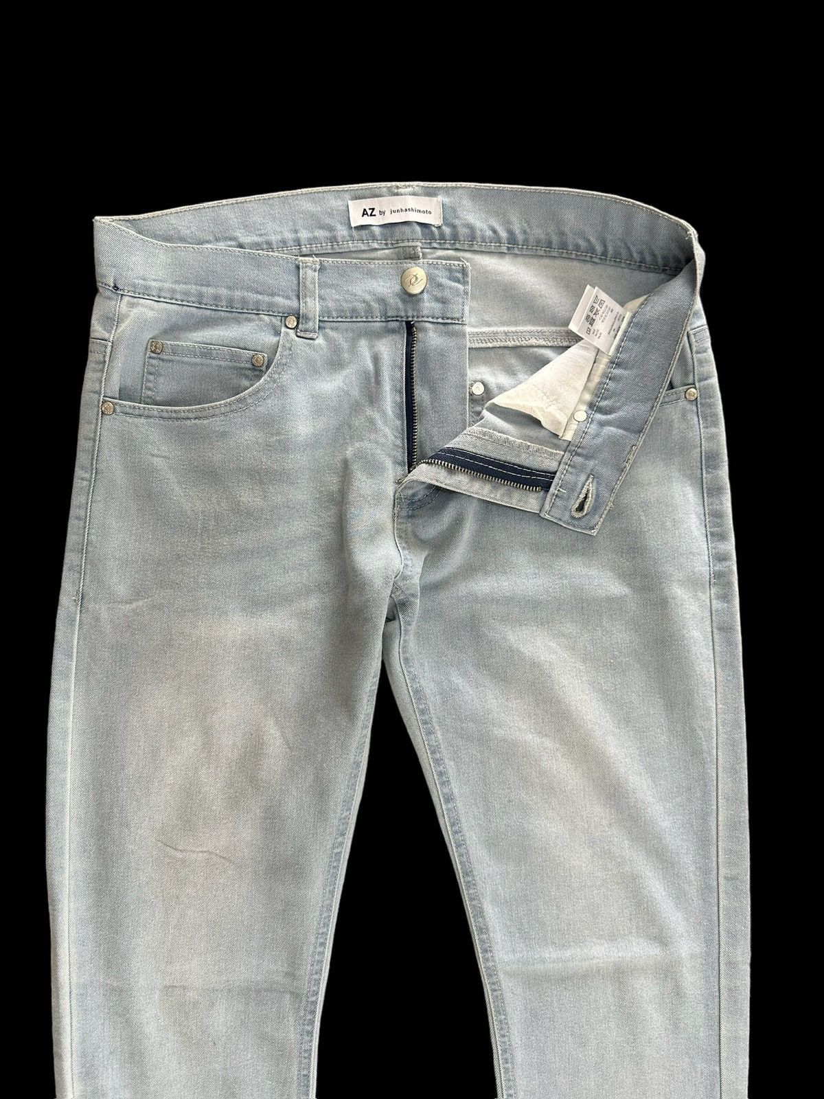 AZ by junhashimoto × Japanese Brand × junhashimoto SS18- AZ by Junhashimoto light denim Size US 31 - 2 Thumbnail