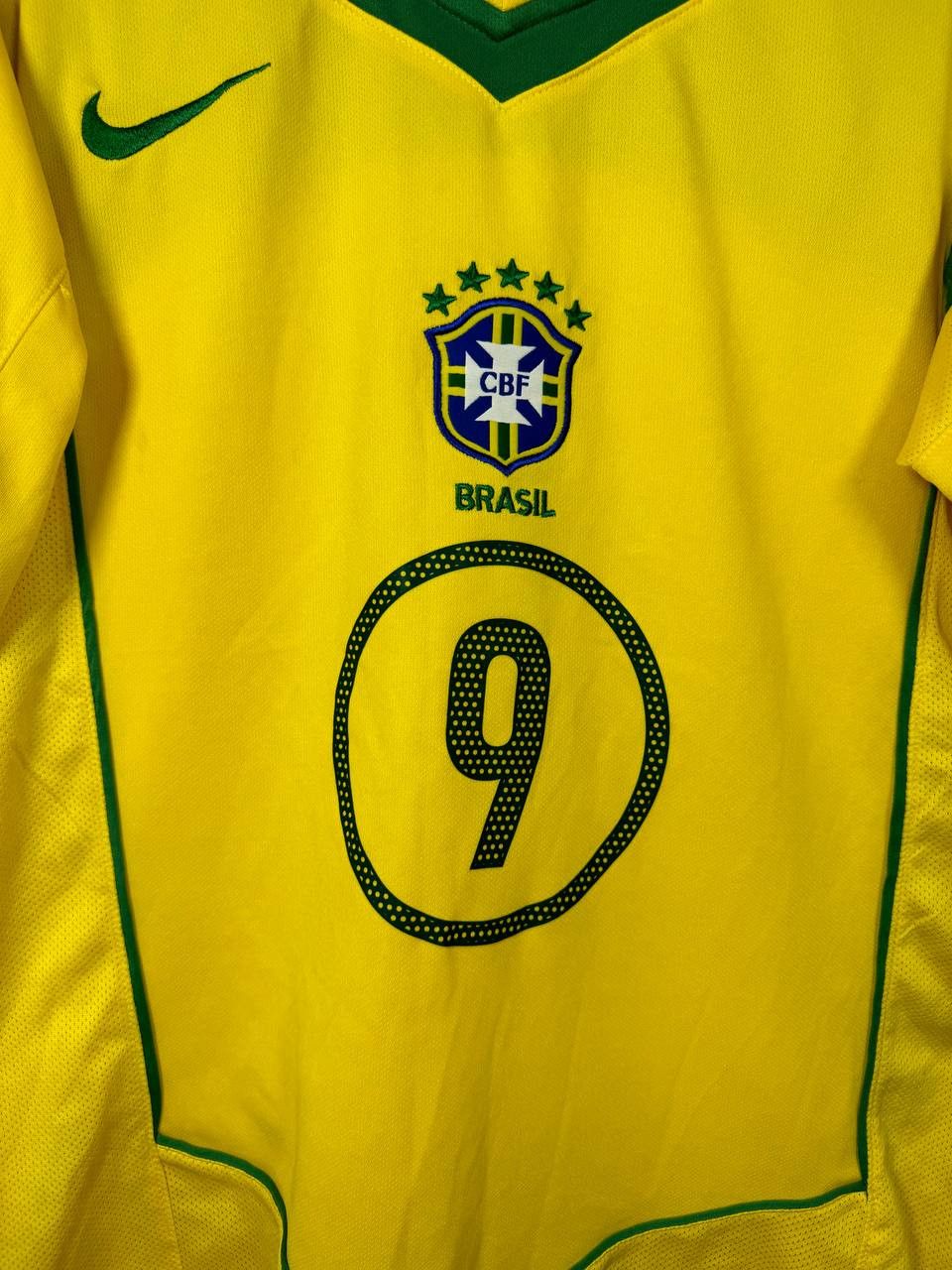 Vintage RONALDO Brazil 2004/06 Nike Fan Soccer Jersey XL Size Size US XL / EU 56 / 4 - 7 Thumbnail