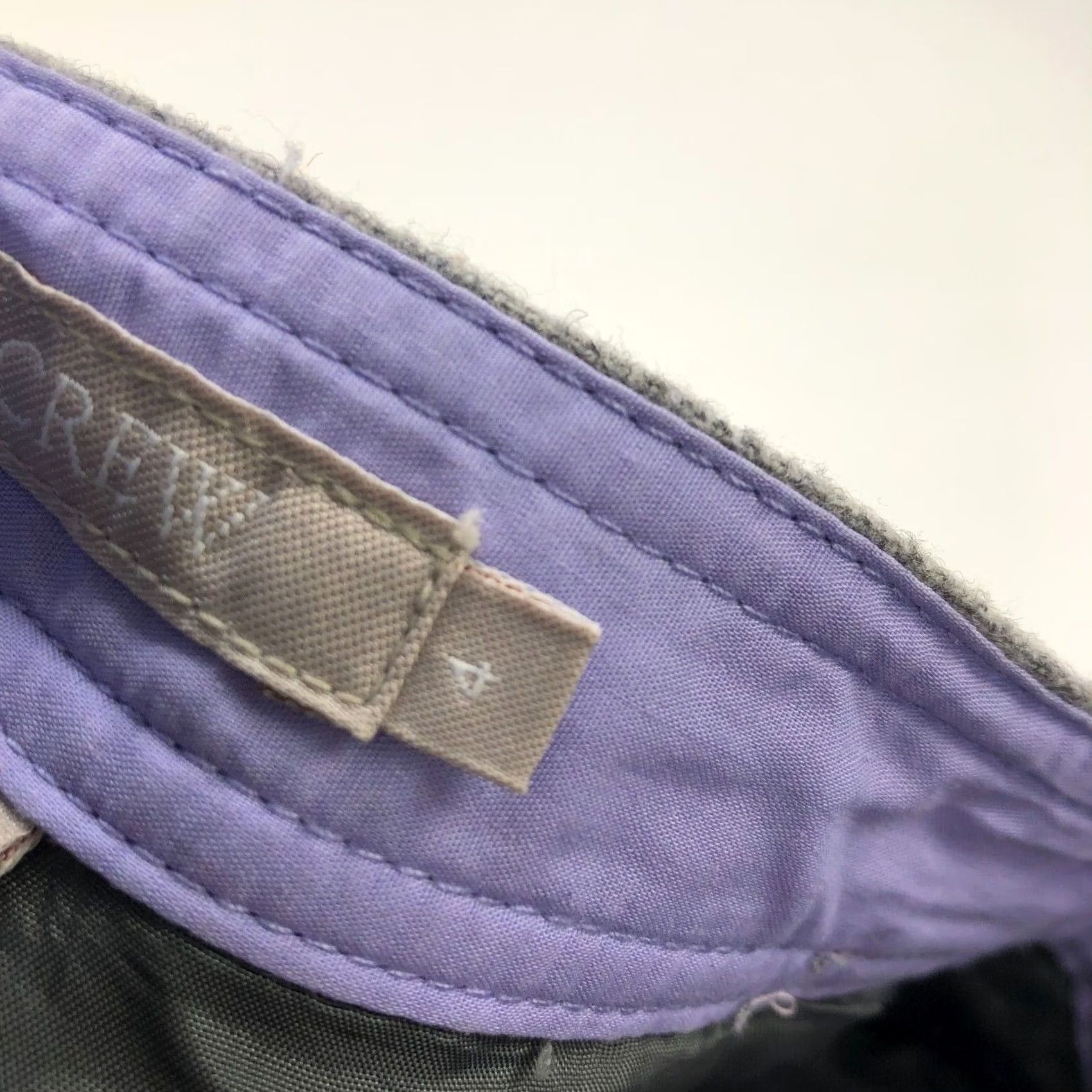 J.Crew J.Crew 4 Women's Zip Flat Lined Midi A-Line Skirt Gray Size 27" / US 4 / IT 40 - 7 Thumbnail