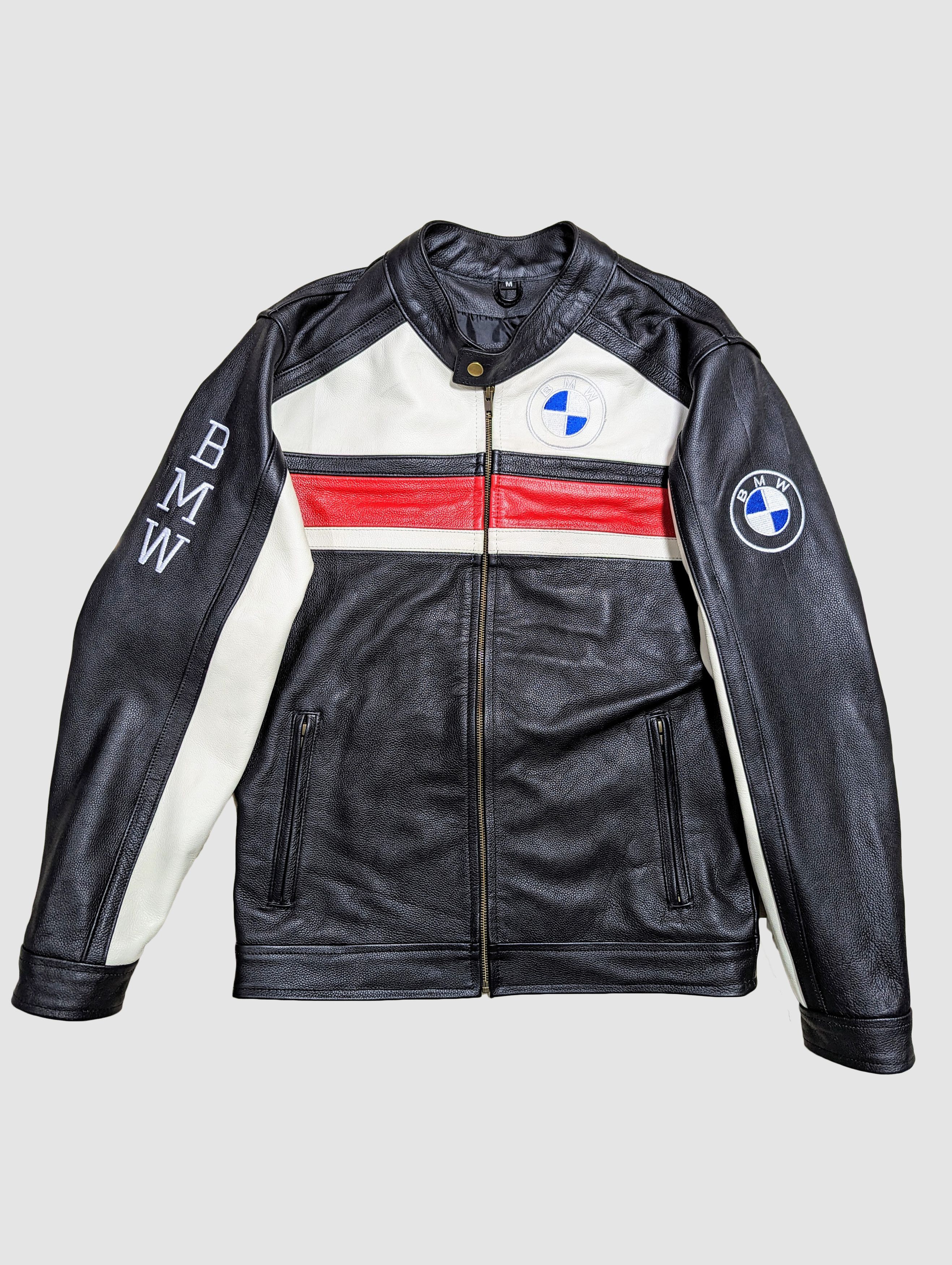 BMW 🔥 BMW LEATHER JACKET RARE STREETWEAR Size US L / EU 52-54 / 3 - 1 Thumbnail