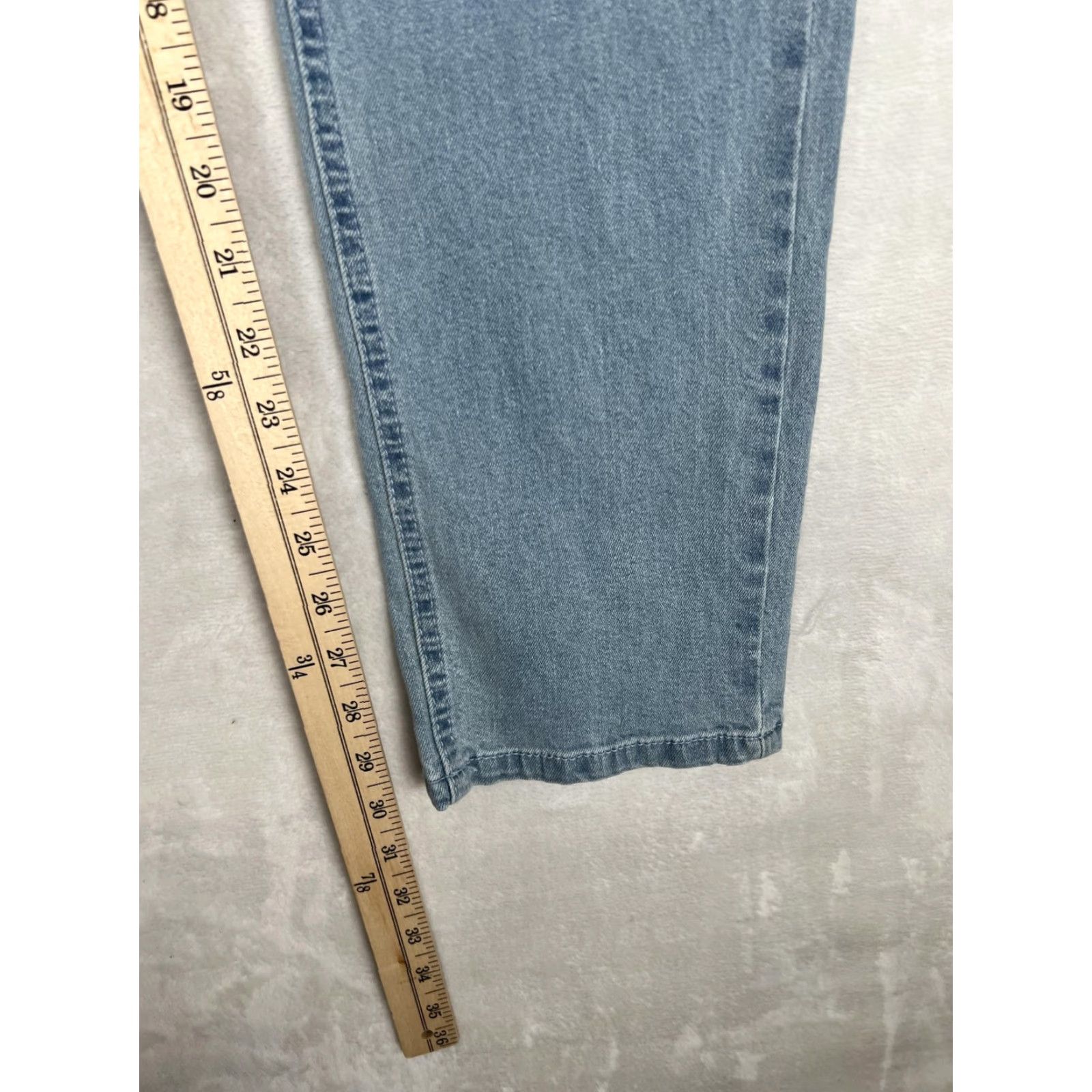 Denime VINTAGE LRG Jeans Mens 34x30 Light Blue Slim Straight Denim Y2K Hip Hop Size US 34 / EU 50 - 3 Thumbnail