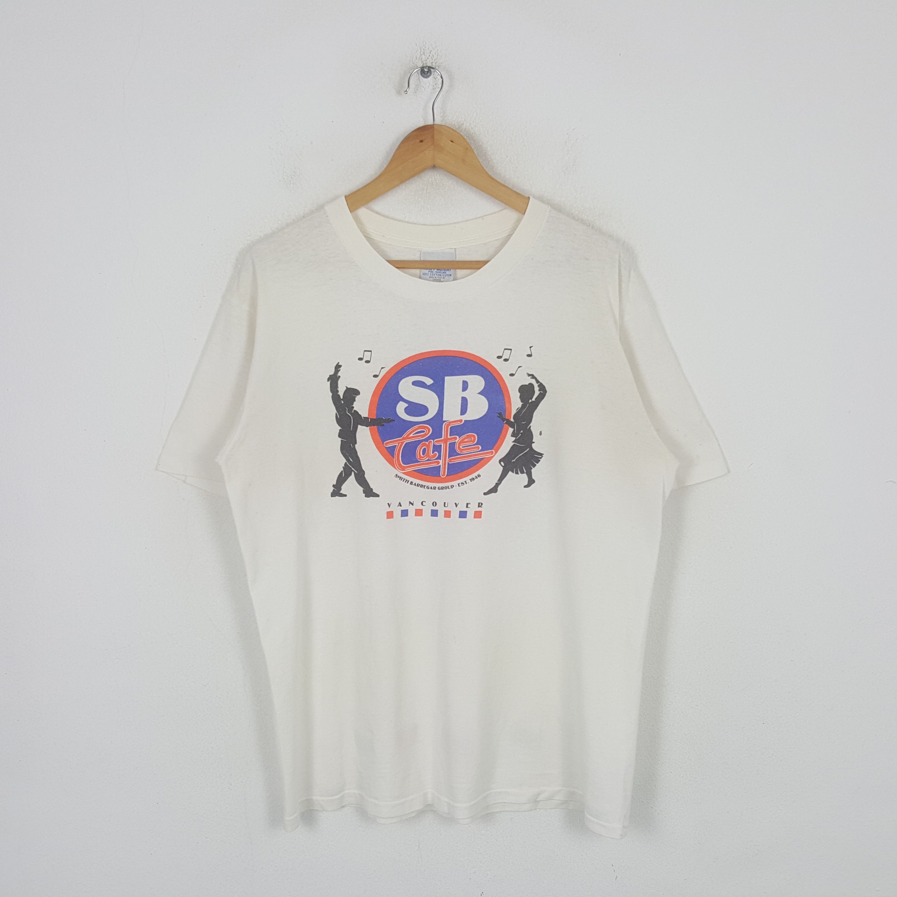 Crash Vancouver Vintage 90's The Western Show Vancouver SB Cafe Tshirt RR30 Size US L / EU 52-54 / 3 - 1 Thumbnail
