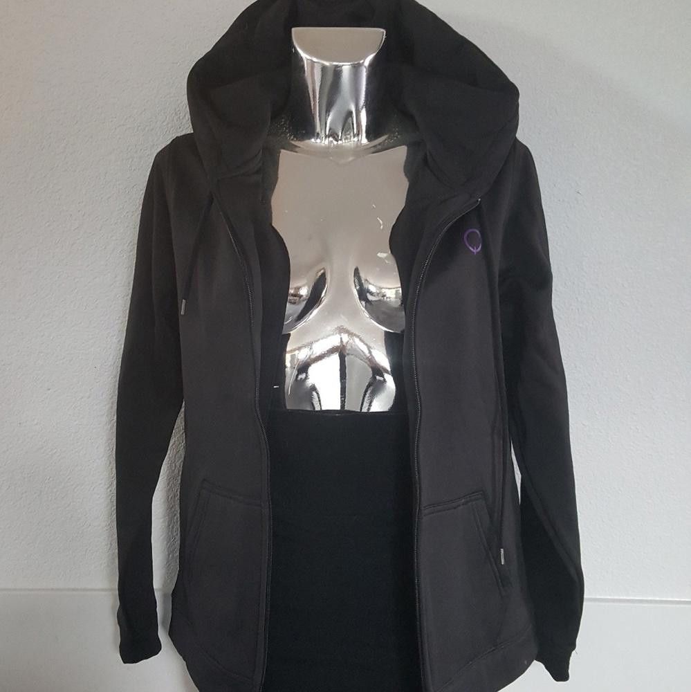 Designer Black Purple Marquee Q Athletic Zip Up Size M / US 6-8 / IT 42-44 - 1 Thumbnail