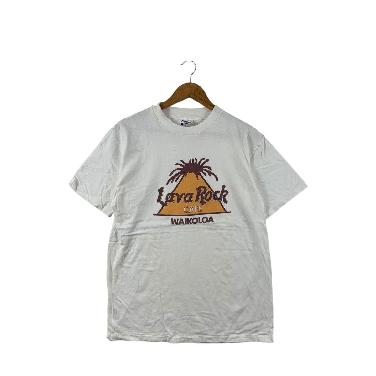 Vintage Vintage 90’ LAVA ROCK CAFE Waikoloa Hawaii Beach Tee Shirt Size US L / EU 52-54 / 3 - 1 Thumbnail