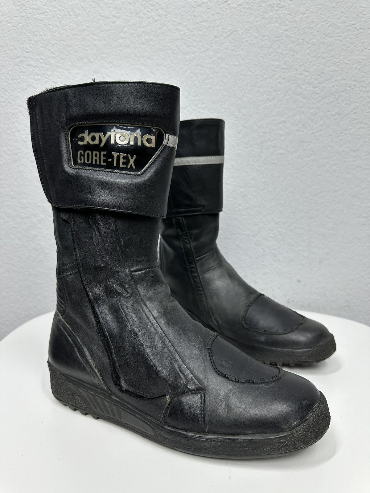 Daytona Vintage Daytona Gore-Tex Leather High Boots Motocycle Harley Size US 9 / IT 39 - 6 Thumbnail