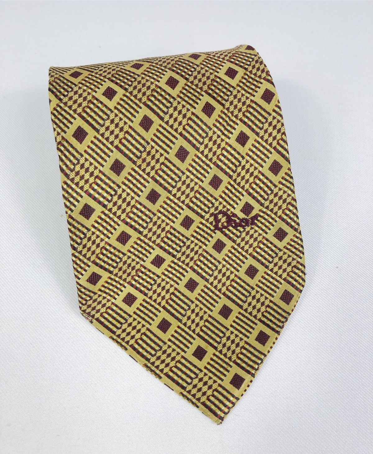 Christian Dior Monsieur Rare Vintage Christian Dior Monsieur Silk Tie Size ONE SIZE - 1 Thumbnail