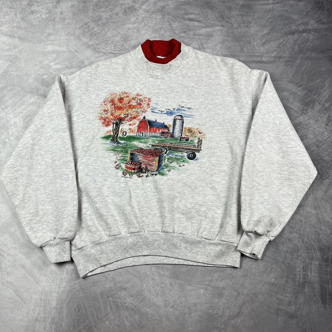 Designer Vintage farm crewneck Size US L / EU 52-54 / 3 - 1 Thumbnail