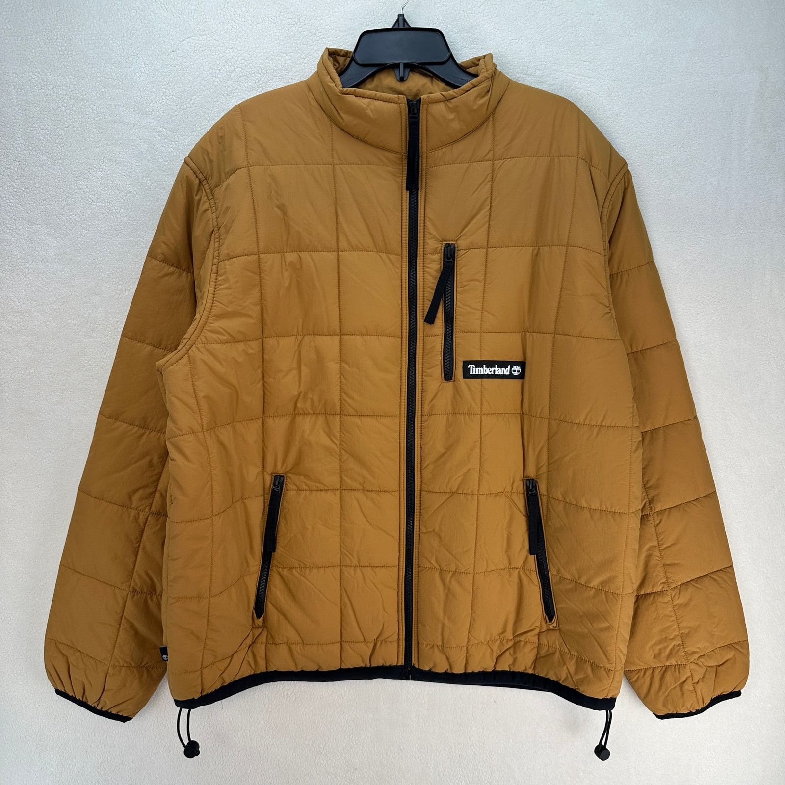 Timberland TIMBERLAND MEN'S X-LARGE WHEAT ZIP UP QUILTED CARGO JACKET Size US XL / EU 56 / 4 - 1 Thumbnail