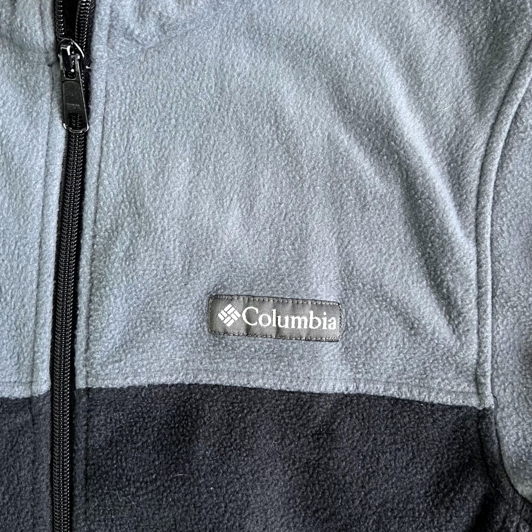 Vintage Columbia Jacket Mens Small Gray Fleece Full Zip Stand Collar Pockets XM1247 Size US S / EU 44-46 / 1 - 2 Thumbnail