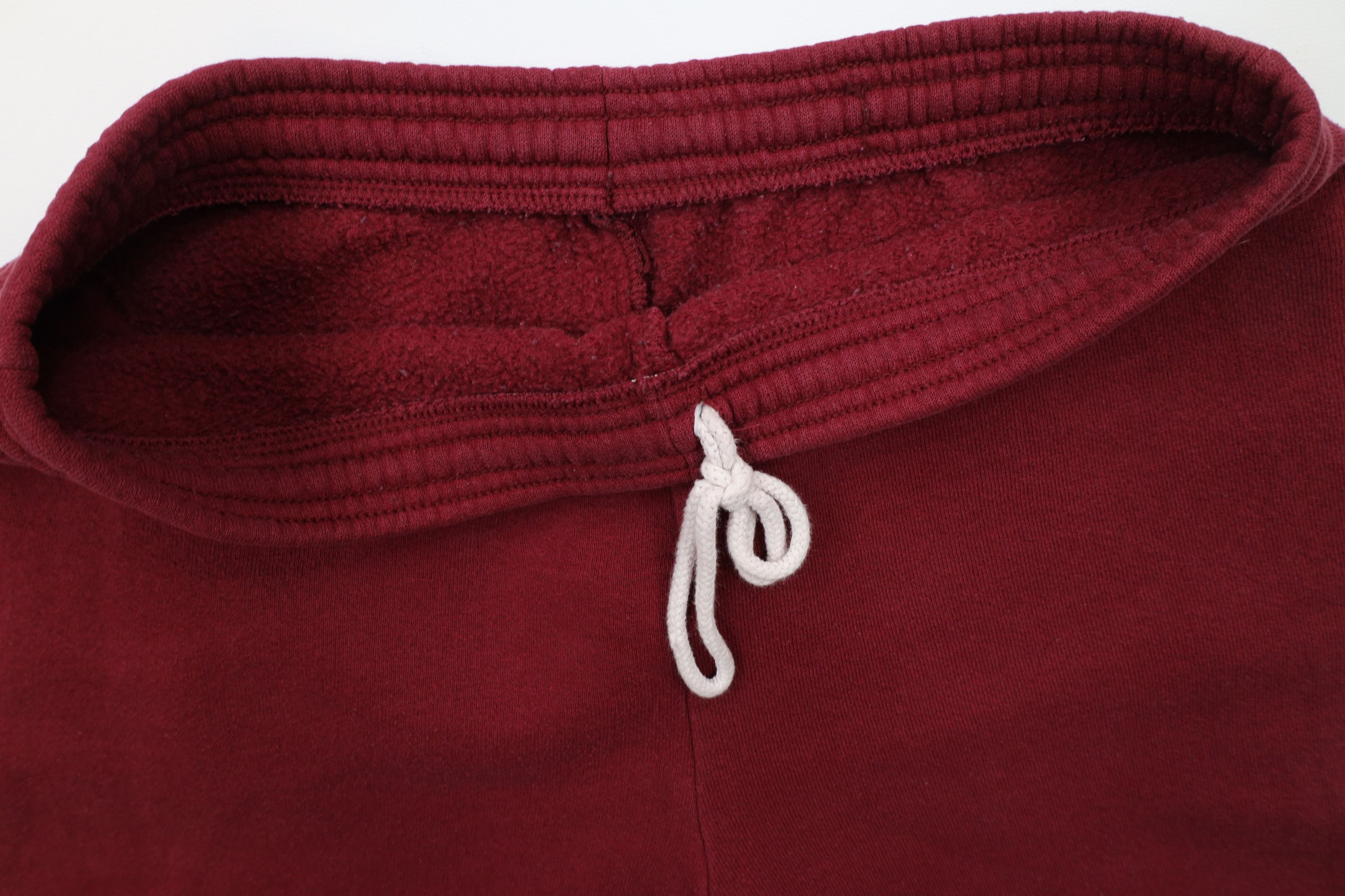 Vintage Vintage 90s Streetwear Heavyweight Sweatpants Joggers Red Size US 34 / EU 50 - 6 Thumbnail