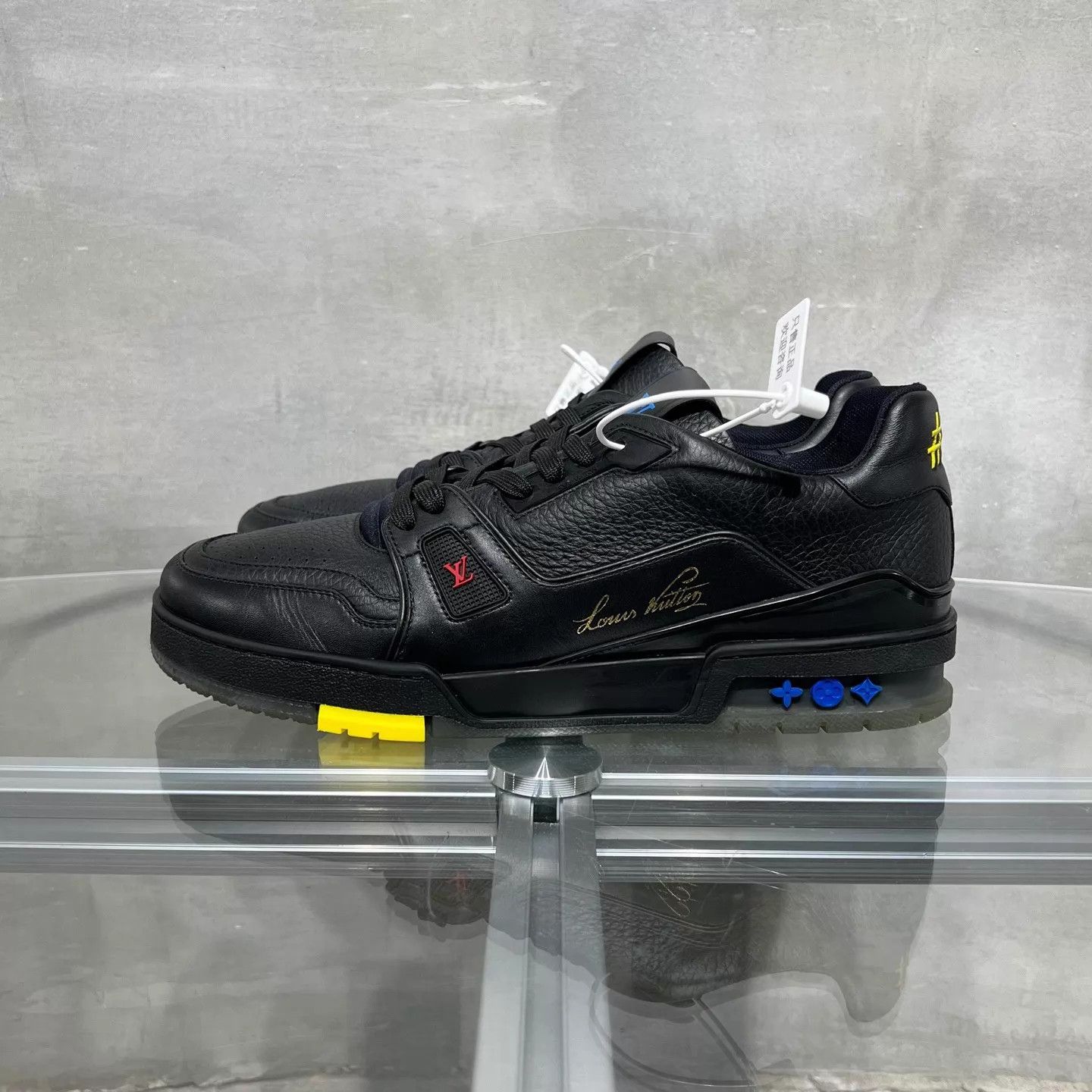 Louis Vuitton Louis Vuitton LV Trainer Black Samurai UK8.5/42.5 Size US 9.5 / EU 42-43 - 3 Thumbnail