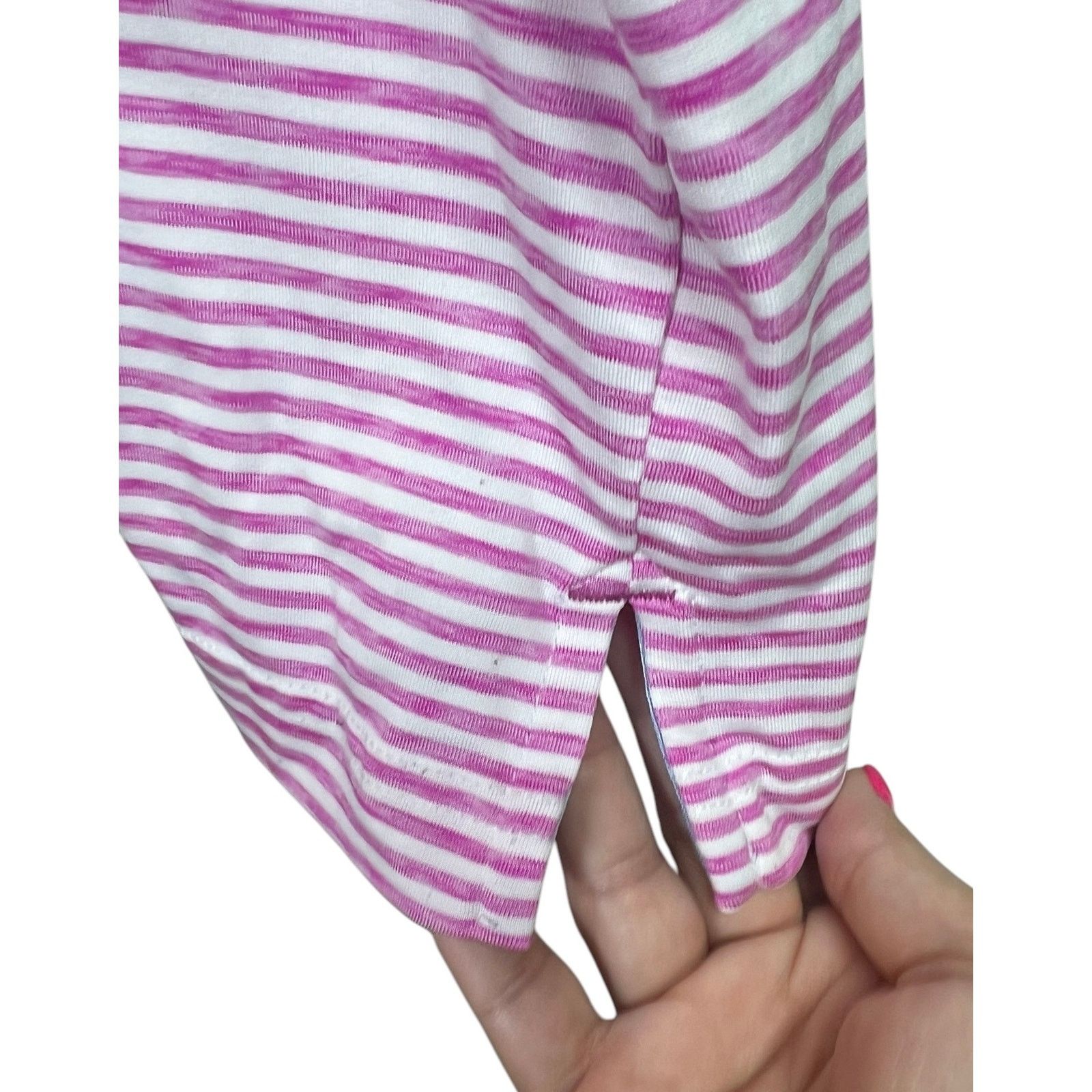 Izod Izod Golf Polo Shirt Men's Large Pink Stripes Short Sleeve Size US L / EU 52-54 / 3 - 10 Thumbnail