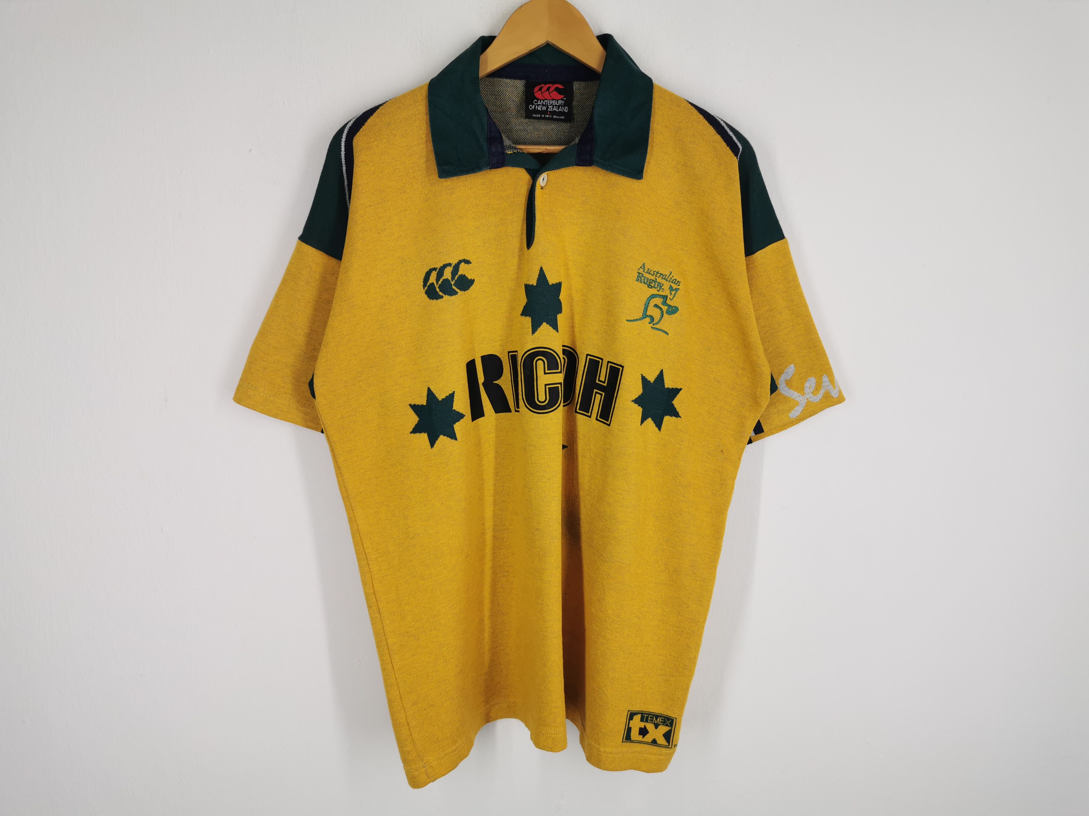 90s Canterbury Wallabies Jersey デッドストック 90s Canterbury