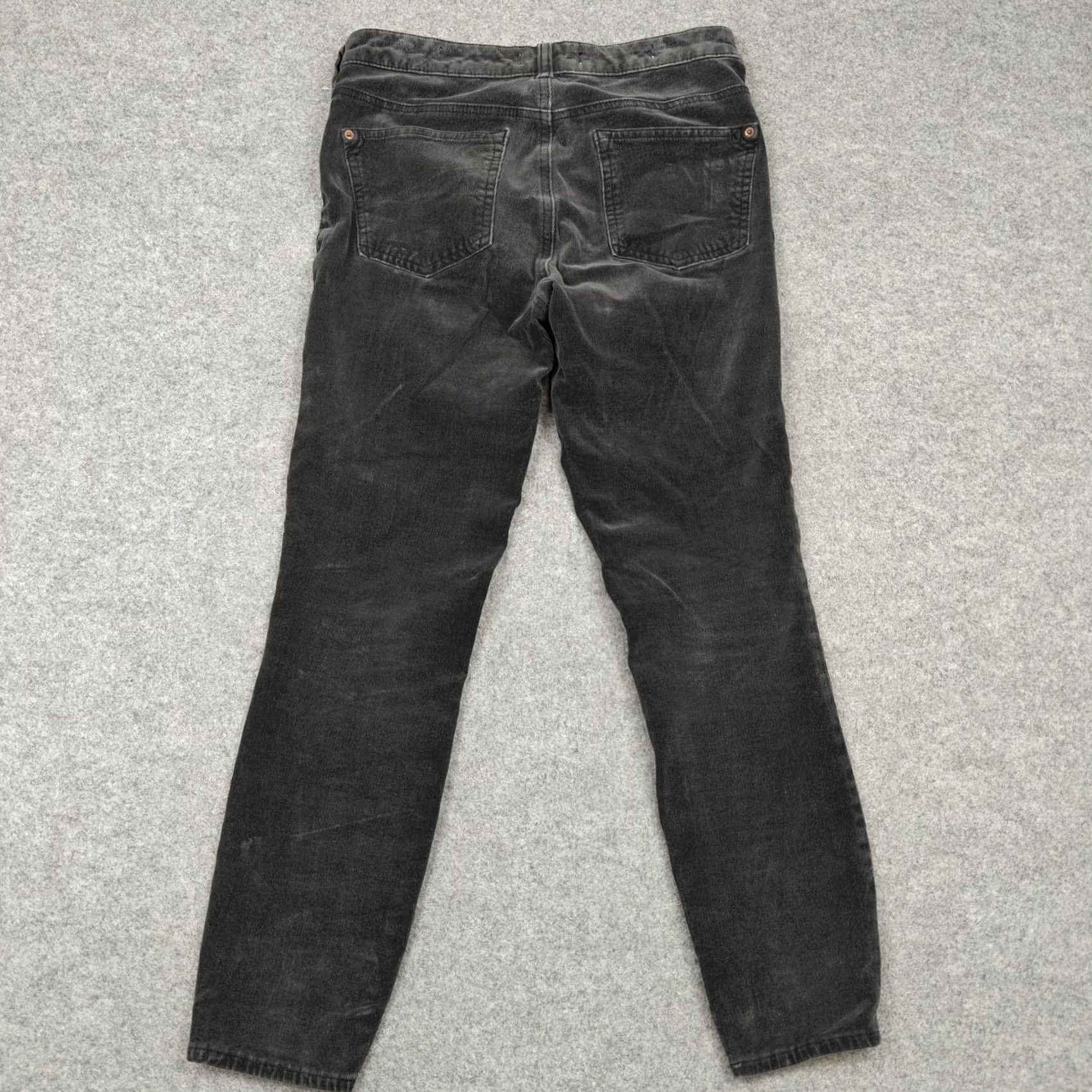 Vintage Pilcro And The Letterpress Pants Womens Gray Corduroy Jegging 28 Size 28" / US 6 / IT 42 - 7 Thumbnail