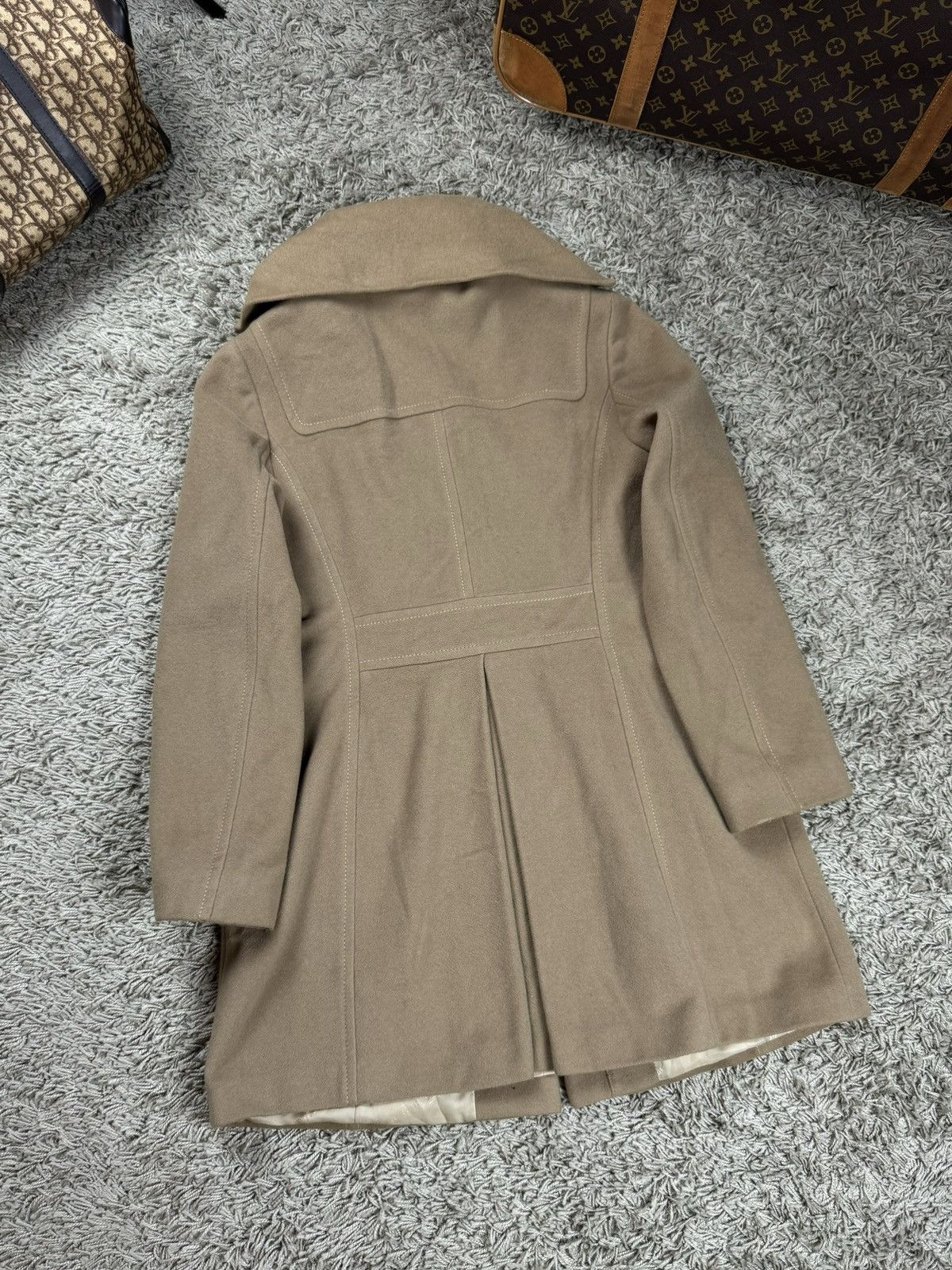 Bogner Wool alpaka coat Bogner original streetwear luxury item Size L / US 10 / IT 46 - 3 Thumbnail