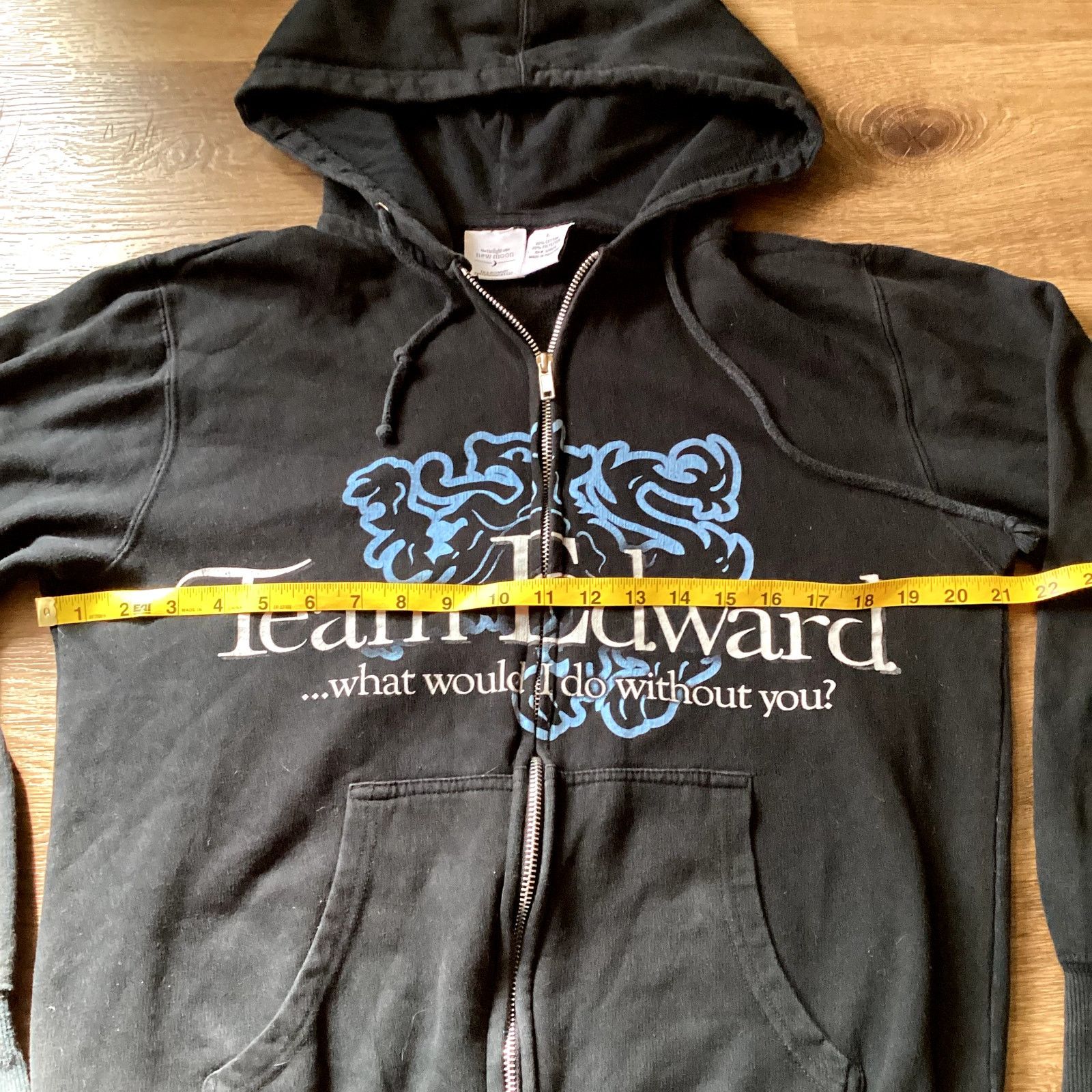 Vintage Team Edward Twilight VTG New Moon Hoodie- Size Large Size L / US 10 / IT 46 - 3 Thumbnail