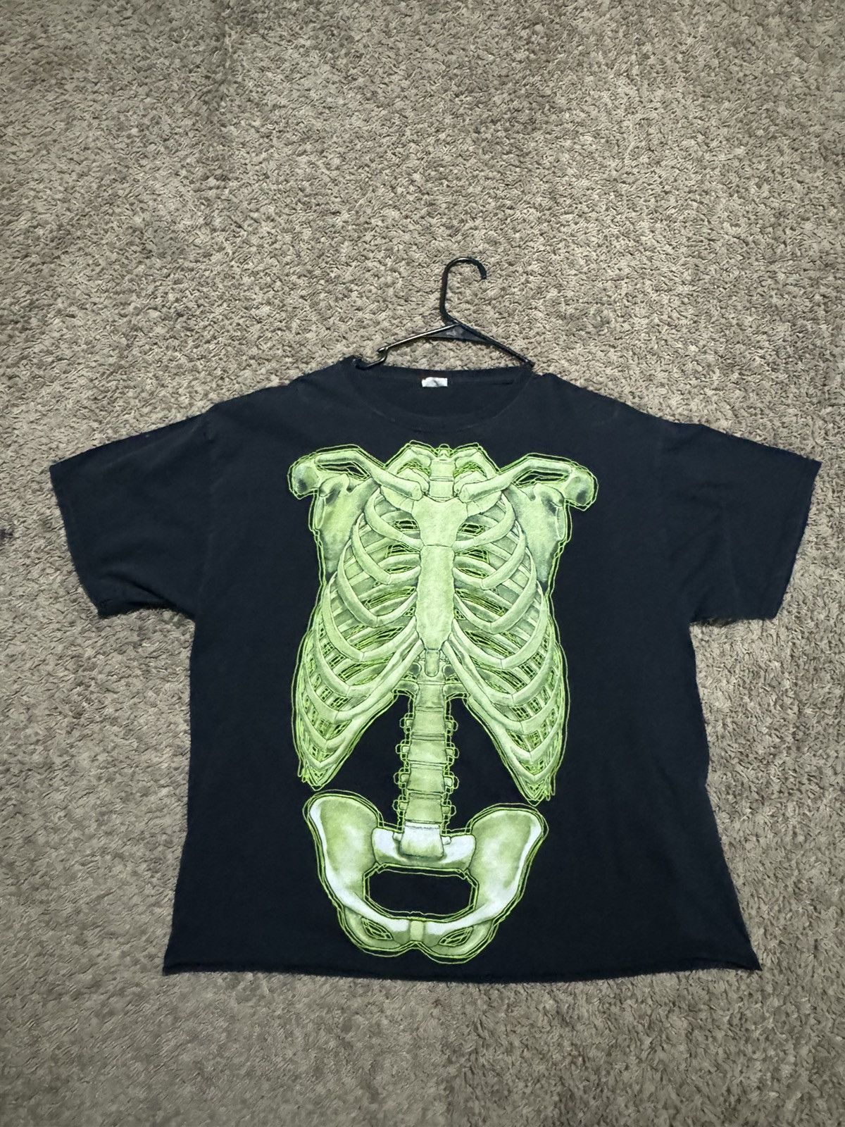 Vintage y2k skeleton shirt Size US XL / EU 56 / 4 - 1 Thumbnail