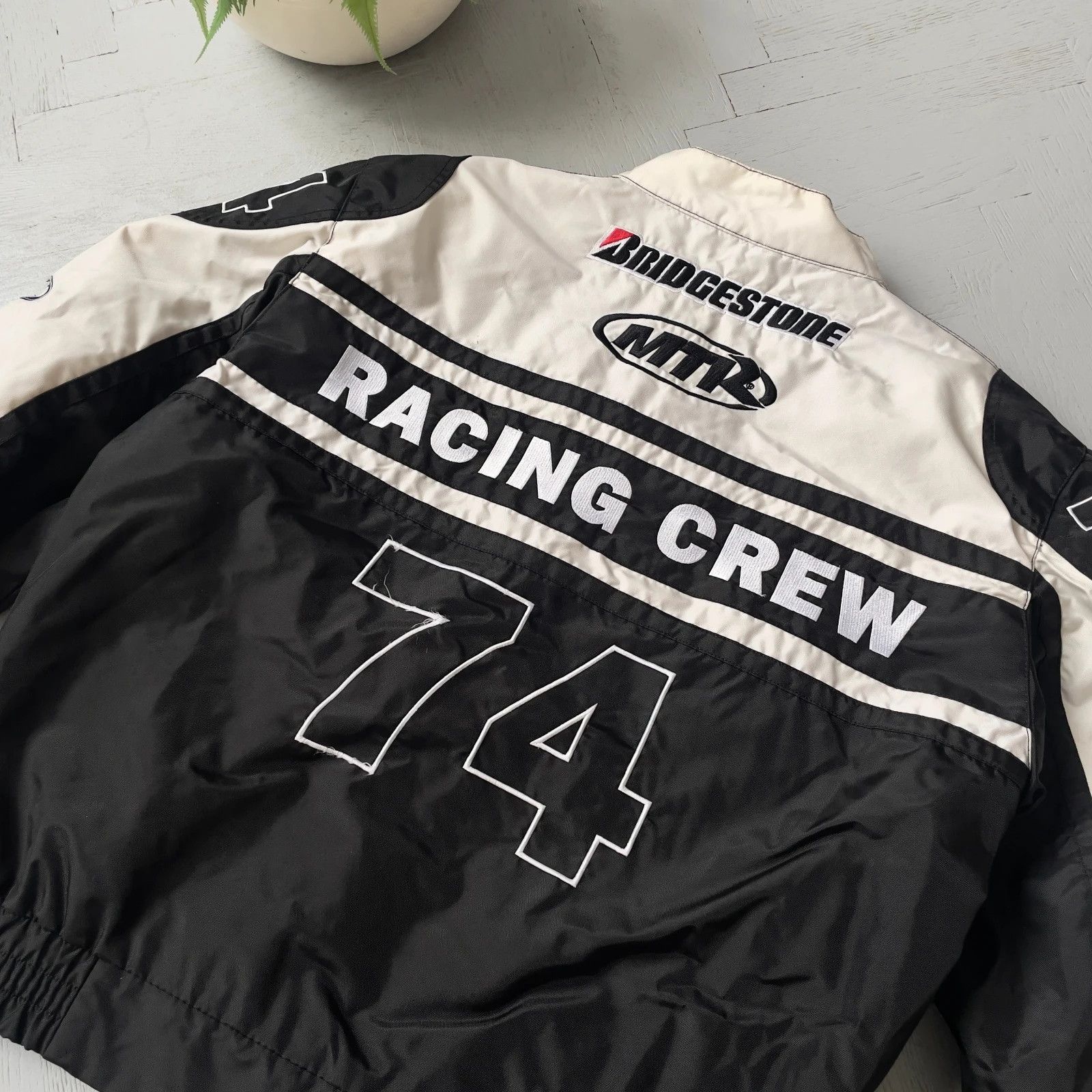 Vintage Speed Freak Motorcycle Racing Team Short Jacket Size US L / EU 52-54 / 3 - 9 Thumbnail