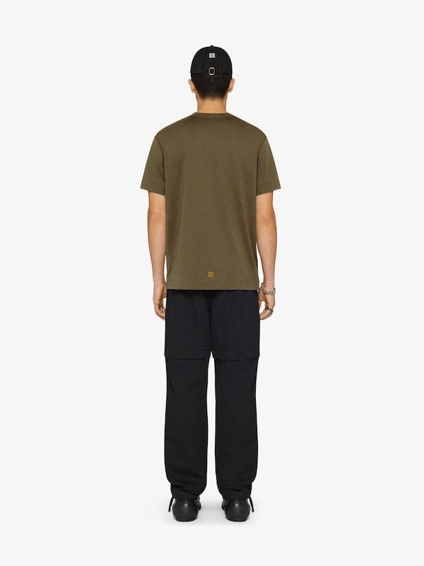 Givenchy Khaki 4G Sketch Logo T-Shirt Size US S / EU 44-46 / 1 - 4 Thumbnail