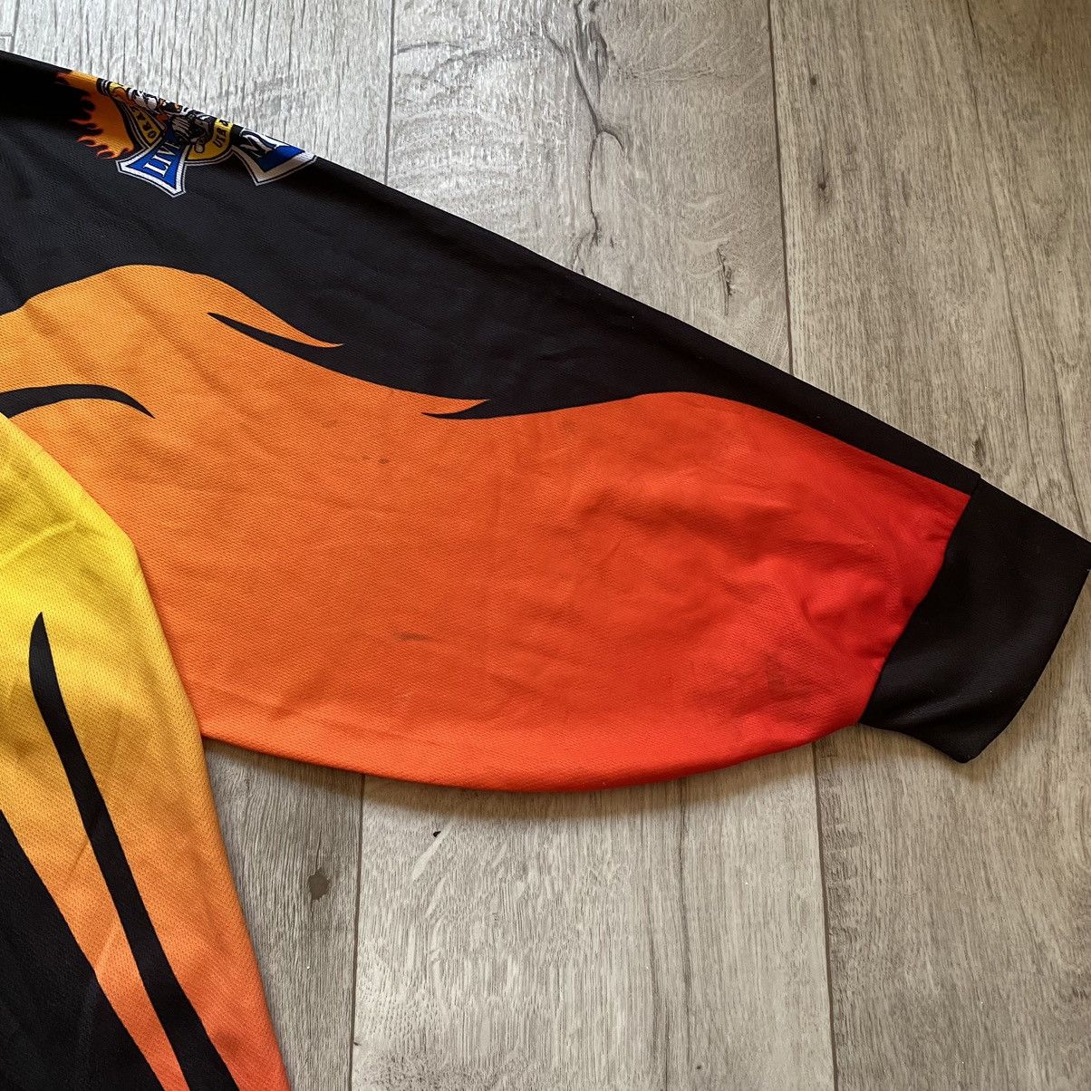 Harley Davidson VINTAGE CRAZY HOHOLS UKRAINE BIKERS FLAME KRAKADIL JERSEY Size US XL / EU 56 / 4 - 10 Thumbnail