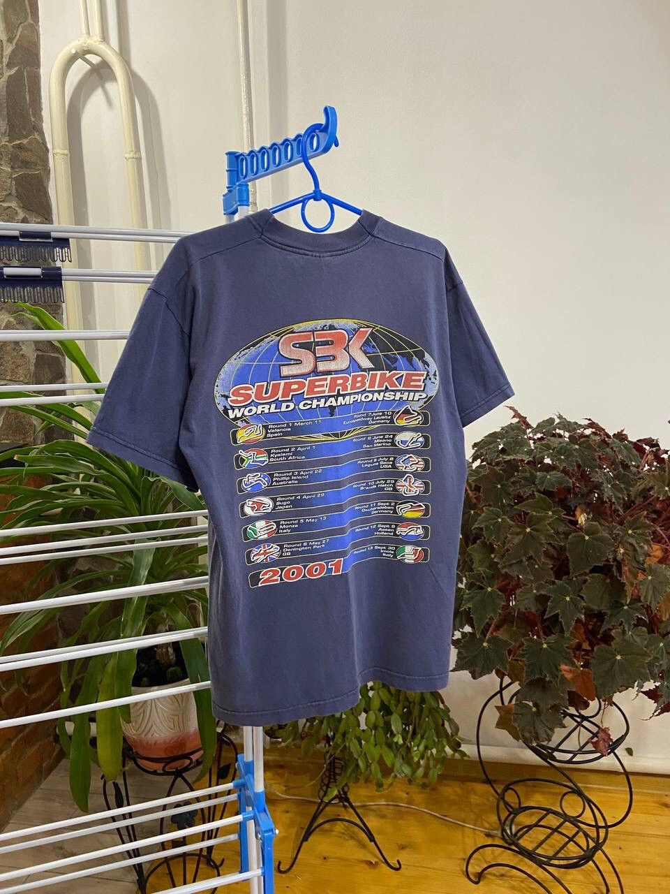 Vintage 2001 Vintage MOTO Superbike World Championship T-Shirt Size US M / EU 48-50 / 2 - 2 Thumbnail