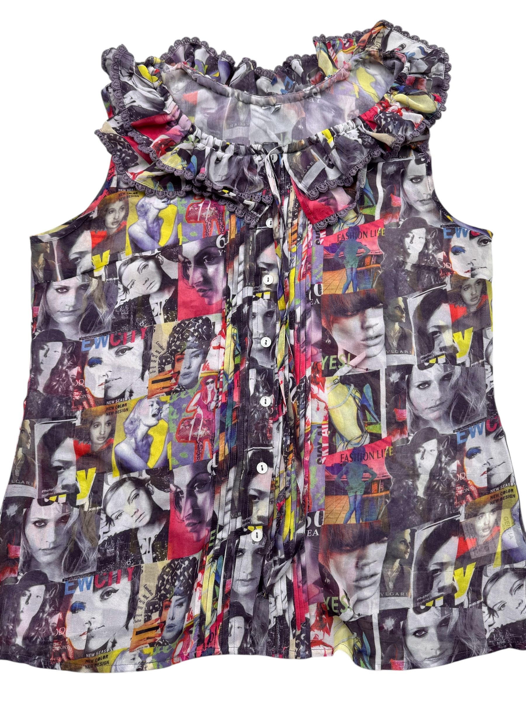 Vintage Vintage Tank Top W336(V9) Size L / US 10 / IT 46 - 2 Thumbnail